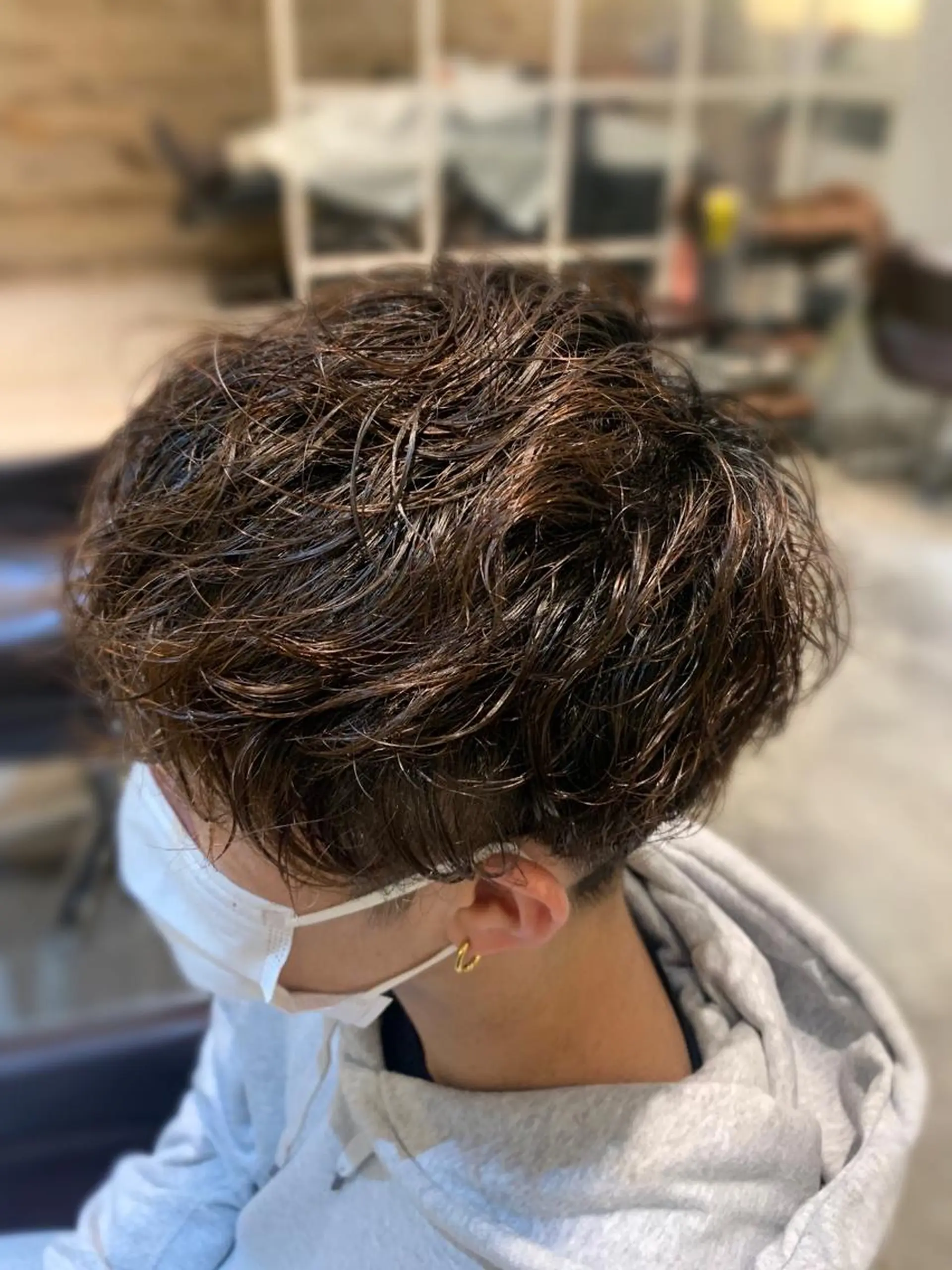 ショート メンズ カット パーマ 🍀艶髪縮毛矯正/ 風殿　滉太🍀のヘアスタイル