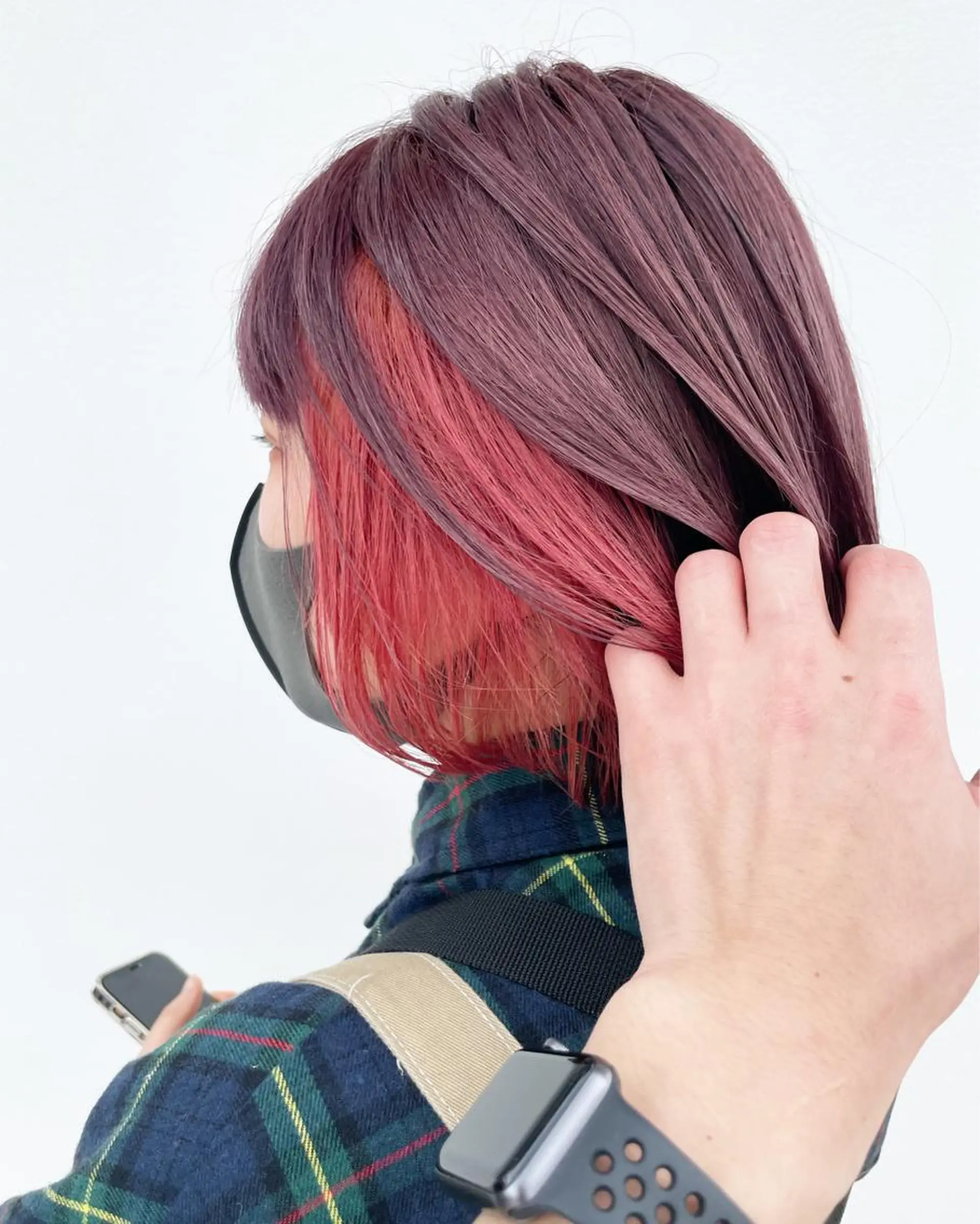 ミディアム カラー インナーカラー ピンクカラー バイオレットカラー カット ヘアカラー トリートメント バレイヤージュカラー 特化美容師✨星皓太のヘアスタイル