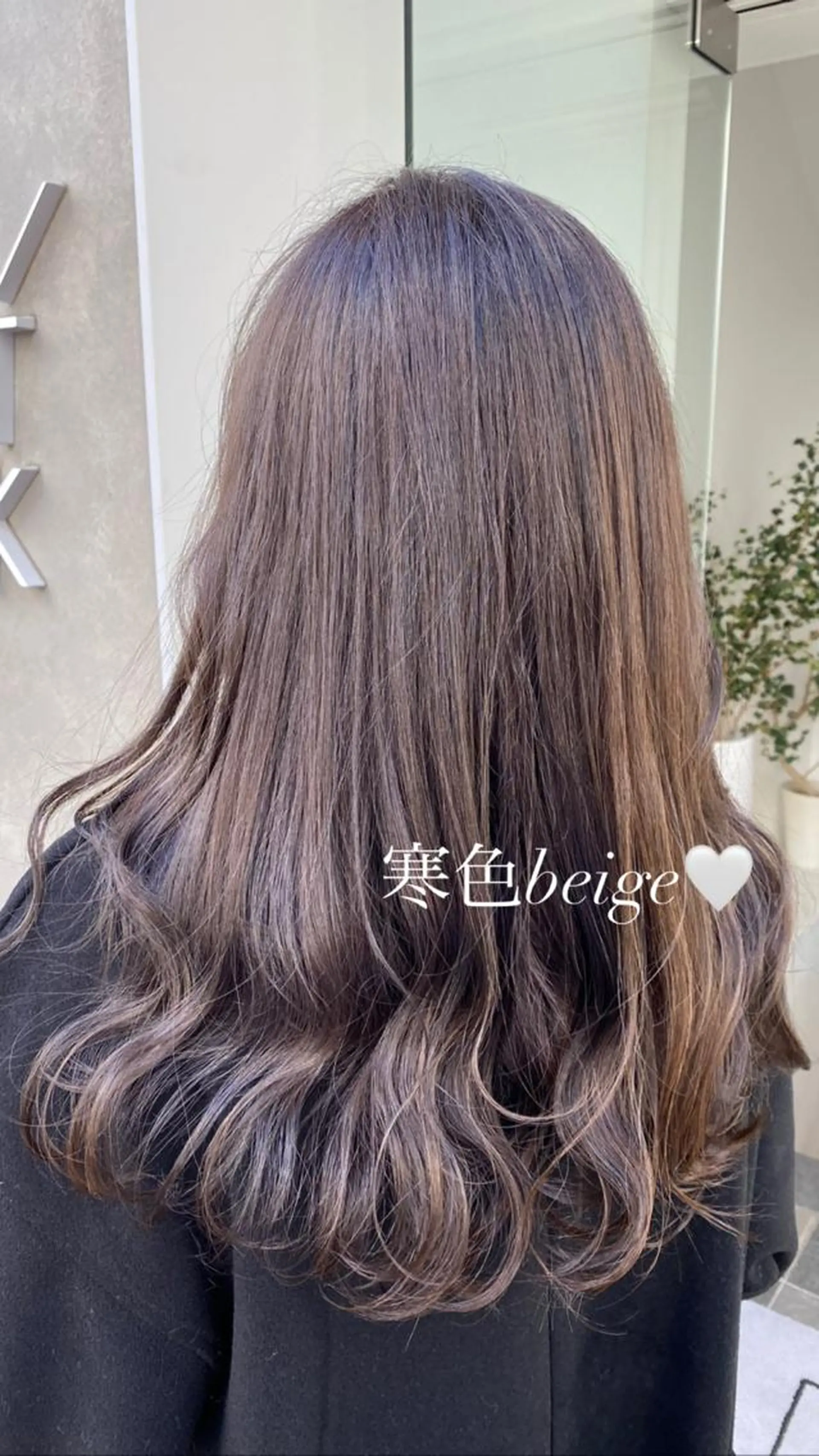 ロング ヘアカラー 🌫️韓国hair kanon🇰🇷のヘアスタイル