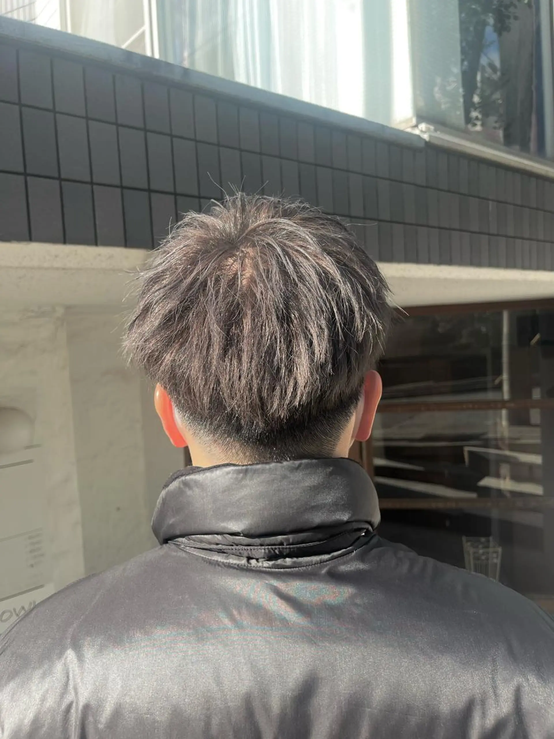 カラー メンズ アッシュ カット ヘアカラー FUJINO RYOのヘアスタイル