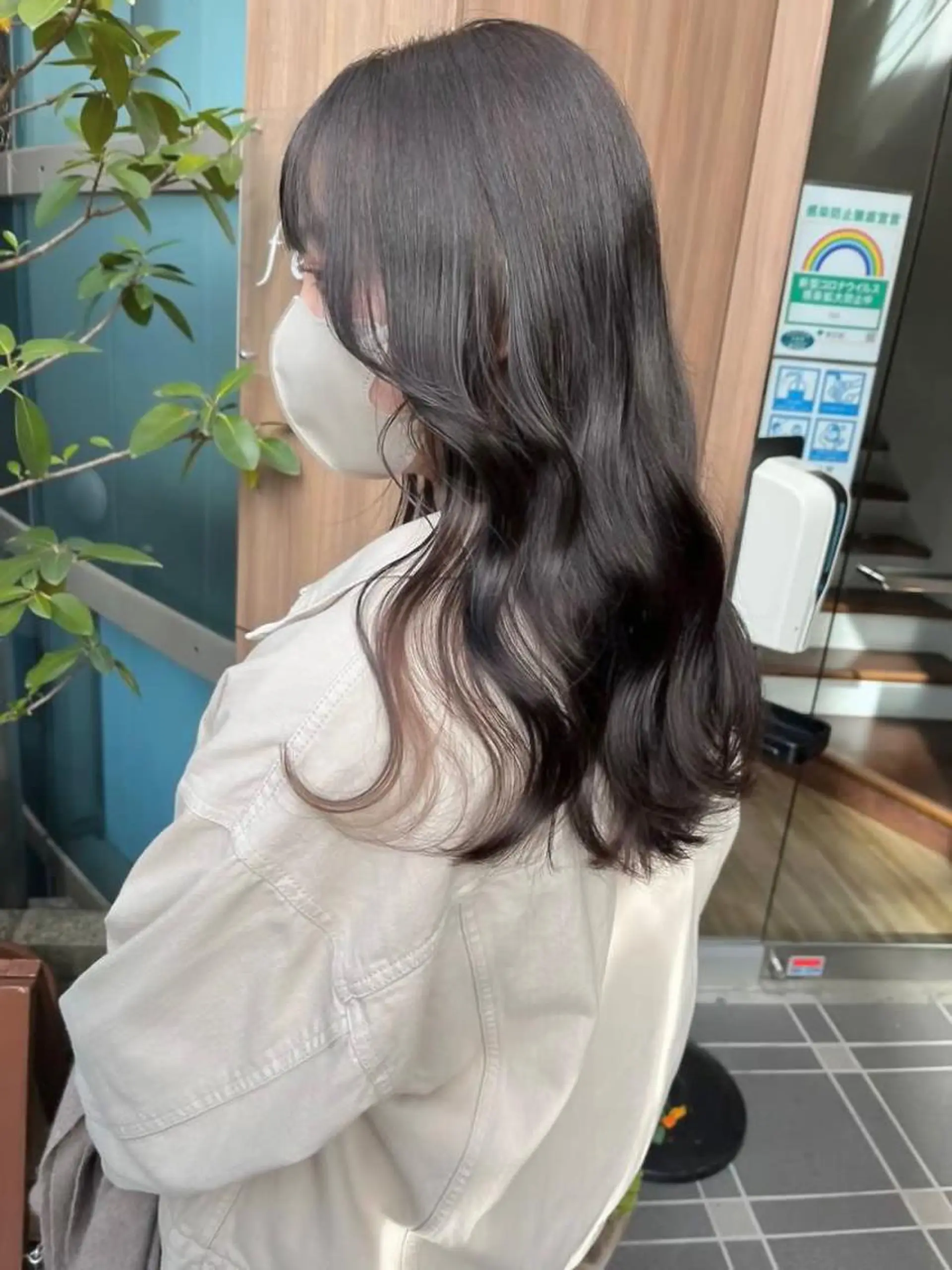 ロング ヘアカラー トリートメント レイヤーカット /透明感/千葉怜寿のヘアスタイル