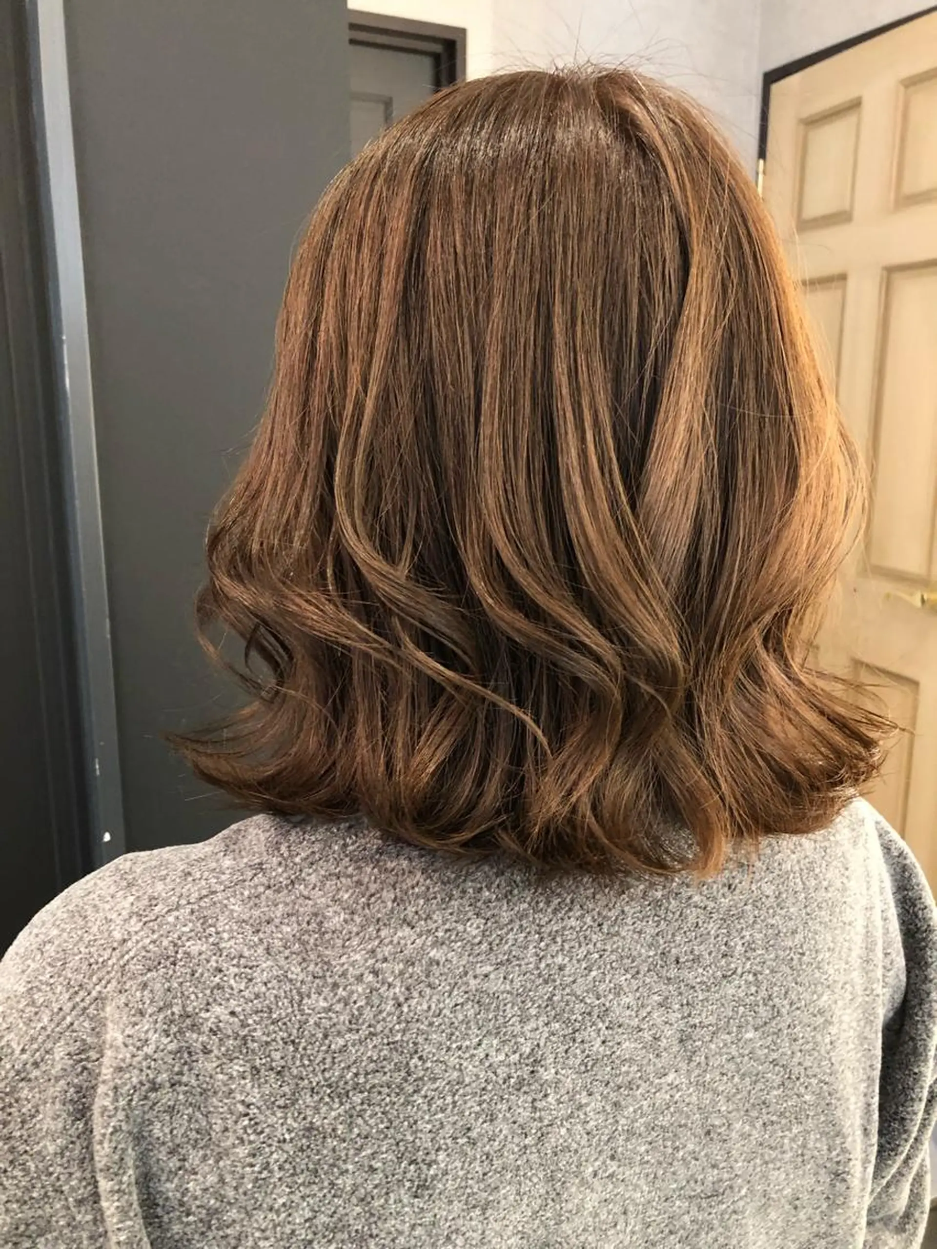 ミディアム カラー ヘアアレンジ 天野 涼のヘアスタイル
