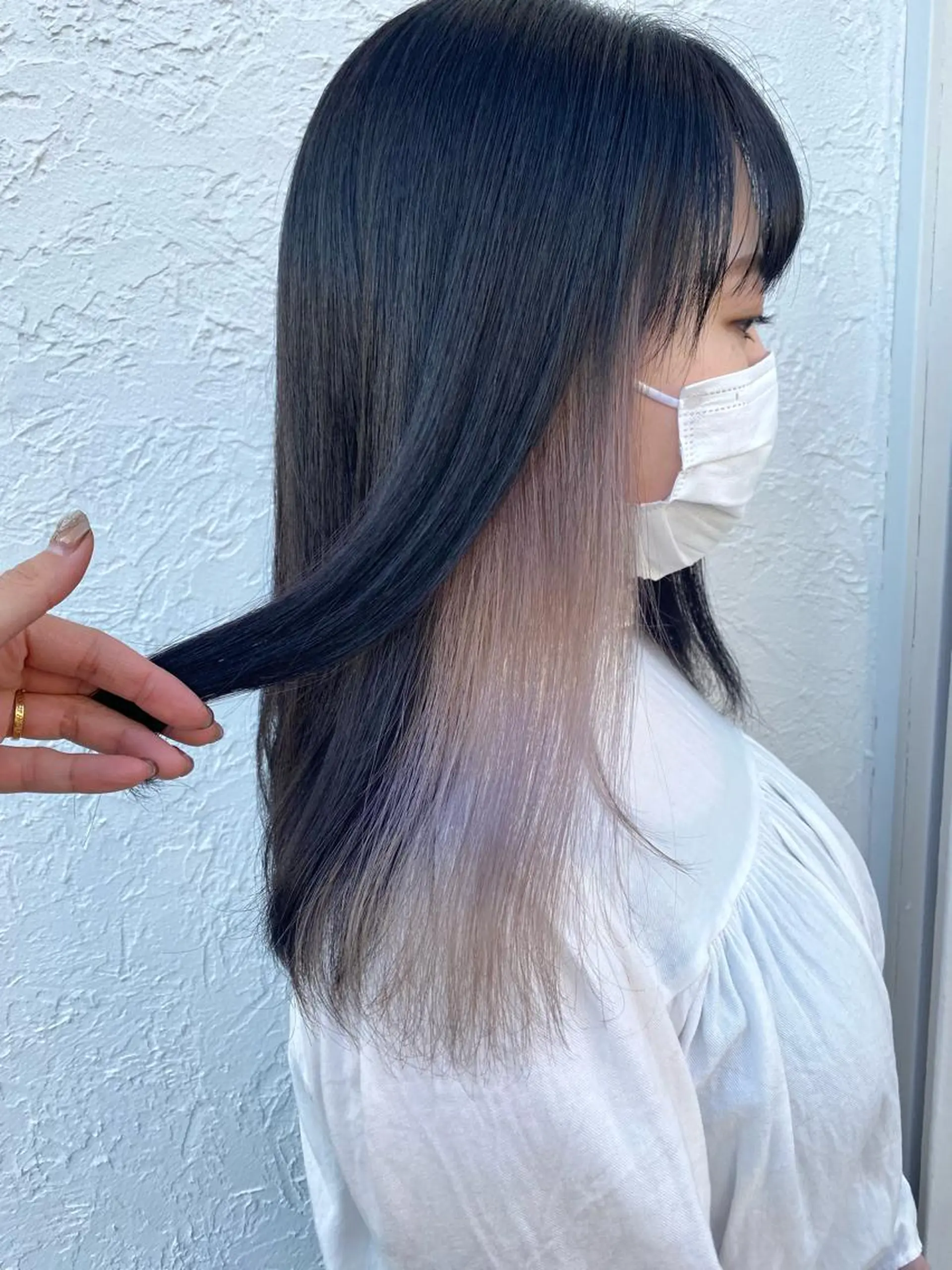 セミロング カット ヘアカラー mare所属・＊＊＊ natsumiのヘアスタイル