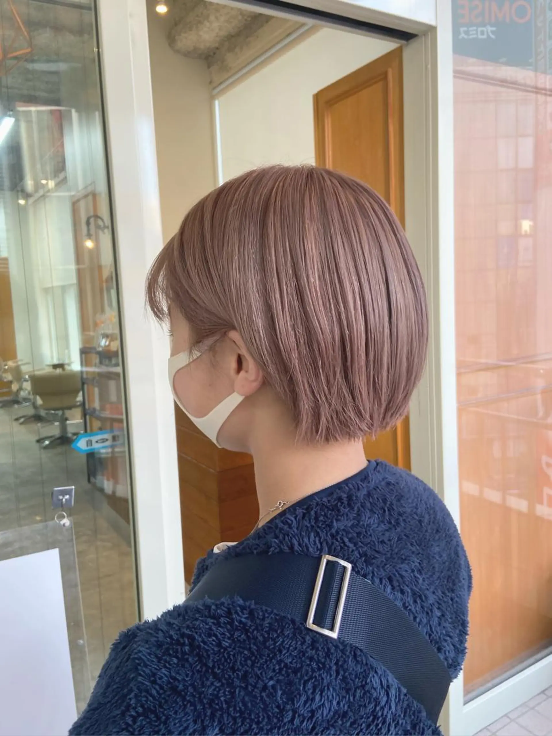 ショート カラー ピンクカラー ハイトーン🦢 Natsumiのヘアスタイル