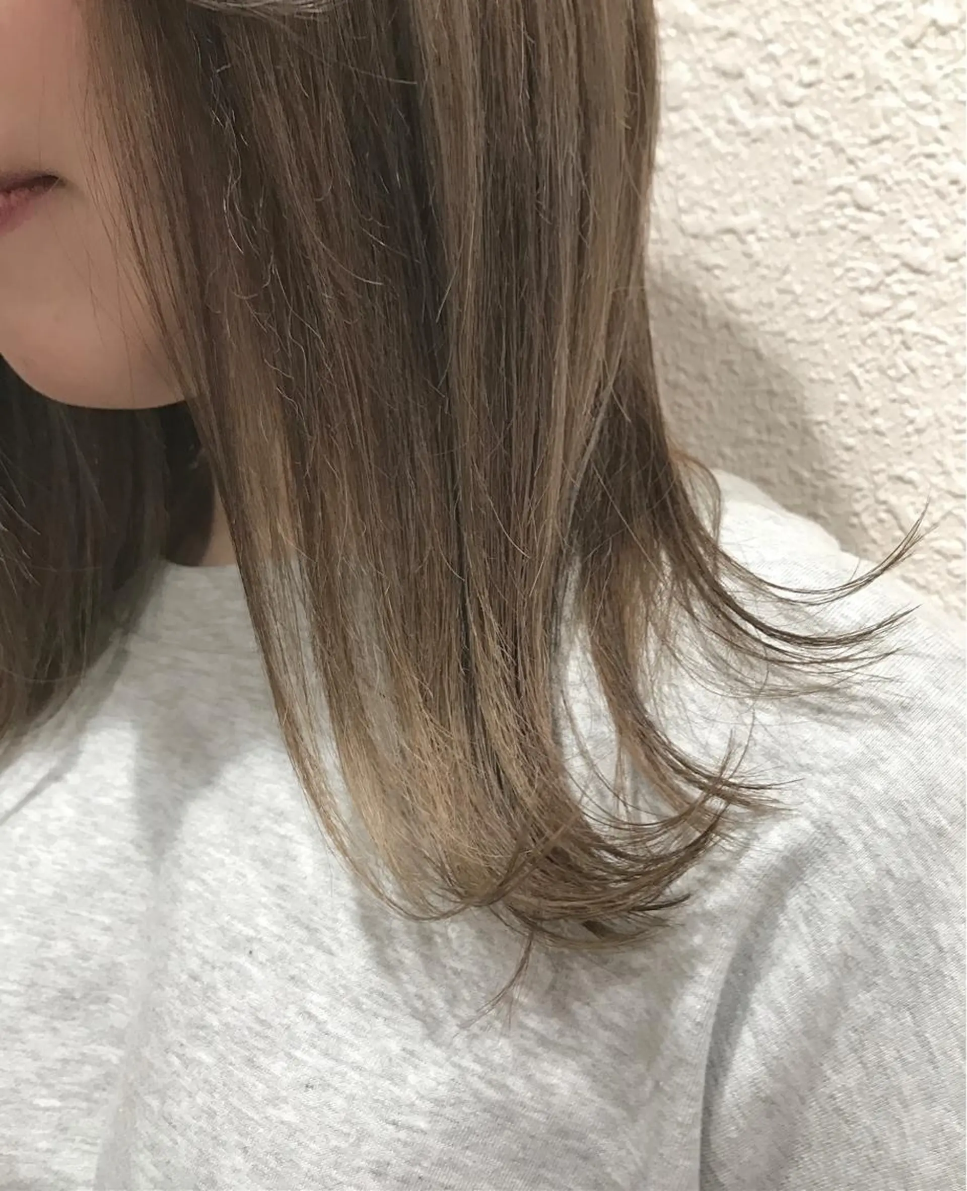 ロング カラー アッシュ ベージュカラー she2.shinjuku所属・顧客様専用予約 新規予約不可のヘアスタイル