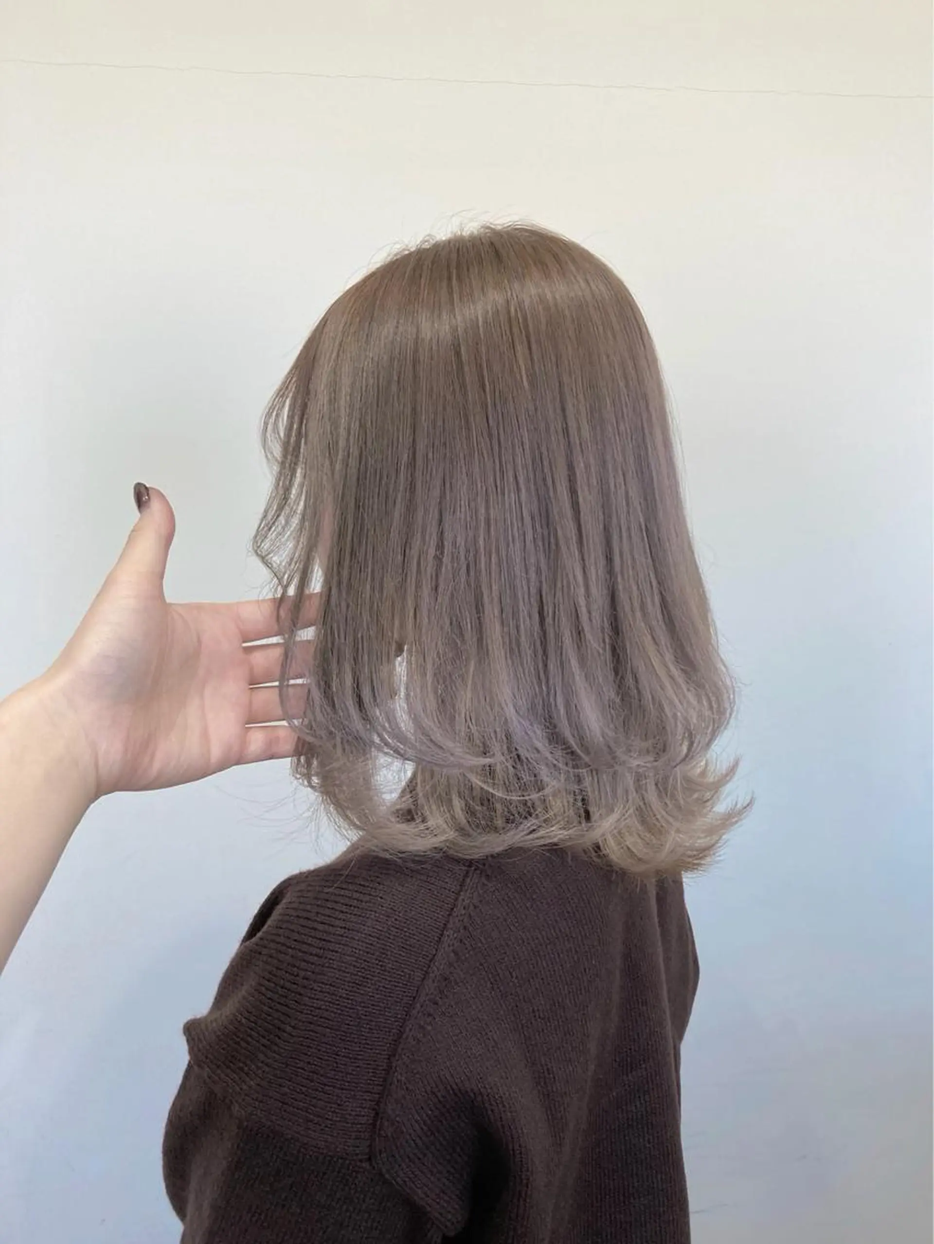 セミロング ヘアカラー トリートメント 梅山 美侑のヘアスタイル