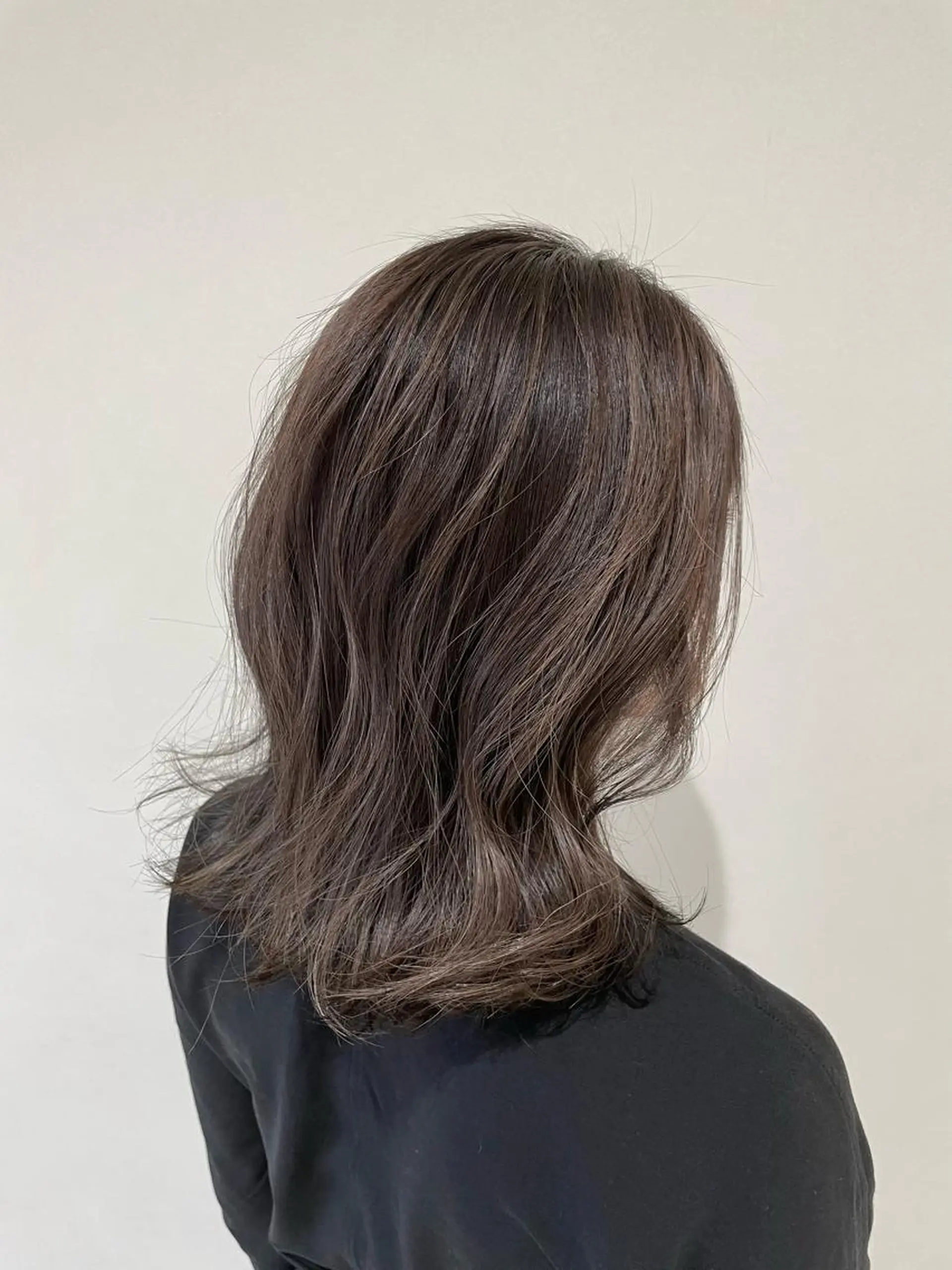 ミディアム カラー カット ヘアカラー トリートメント ✨酸性ストレート✨ 南川だいさくのヘアスタイル