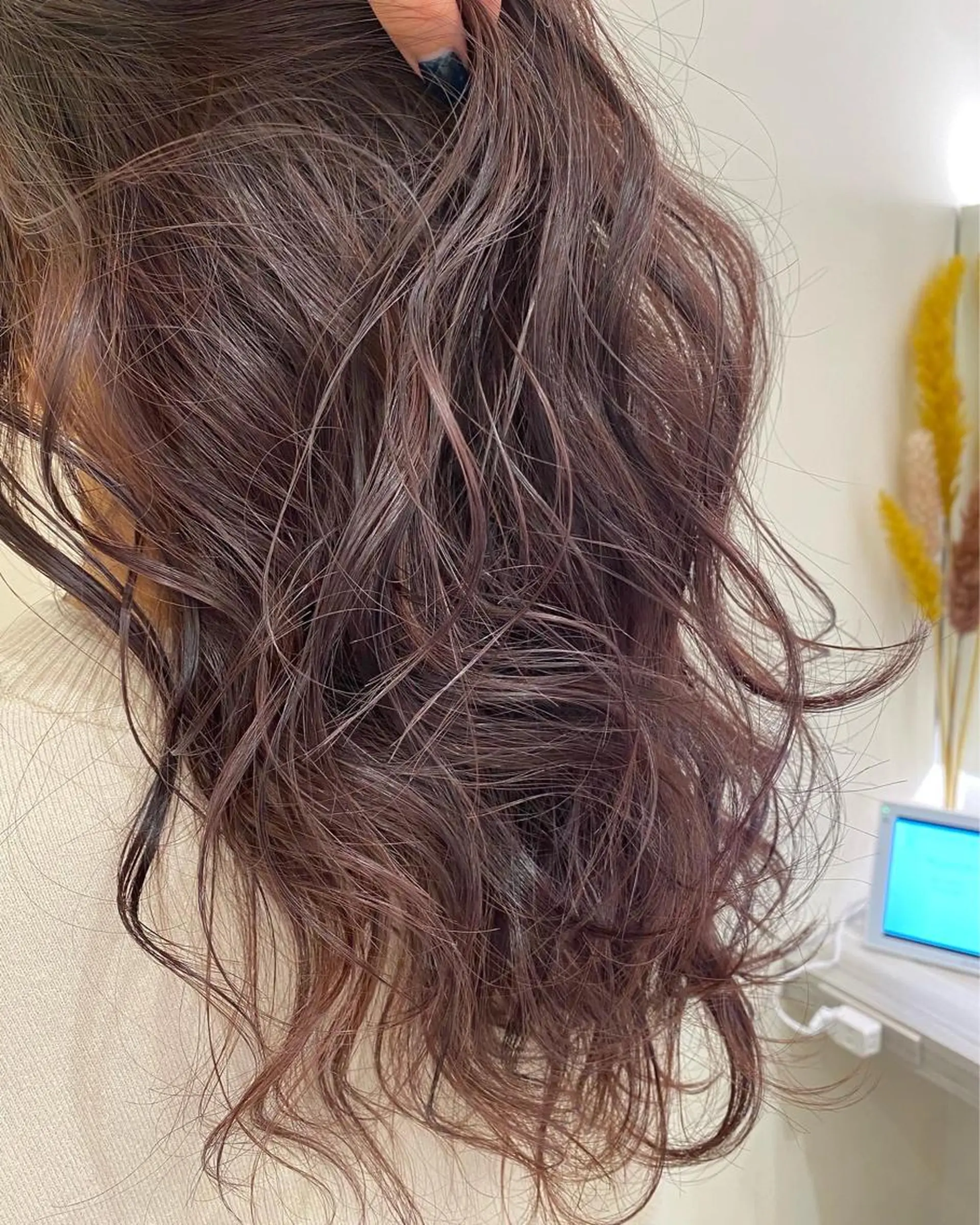 ロング カラー ヘアアレンジ 酸性縮毛矯正で作る 艶髪/渡邊祐子のヘアスタイル