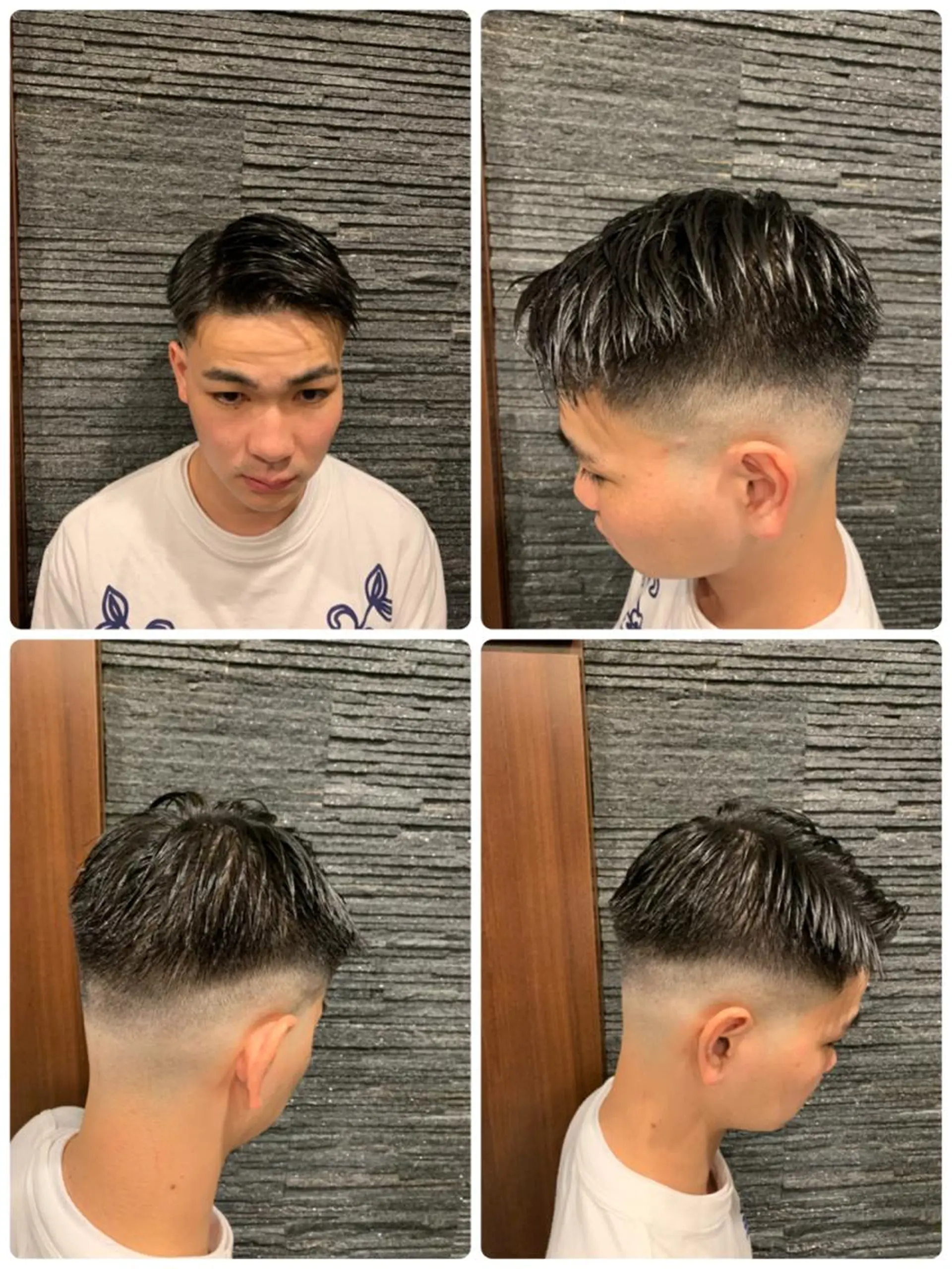 ショート メンズ フェードカット 高橋 大輔のヘアスタイル