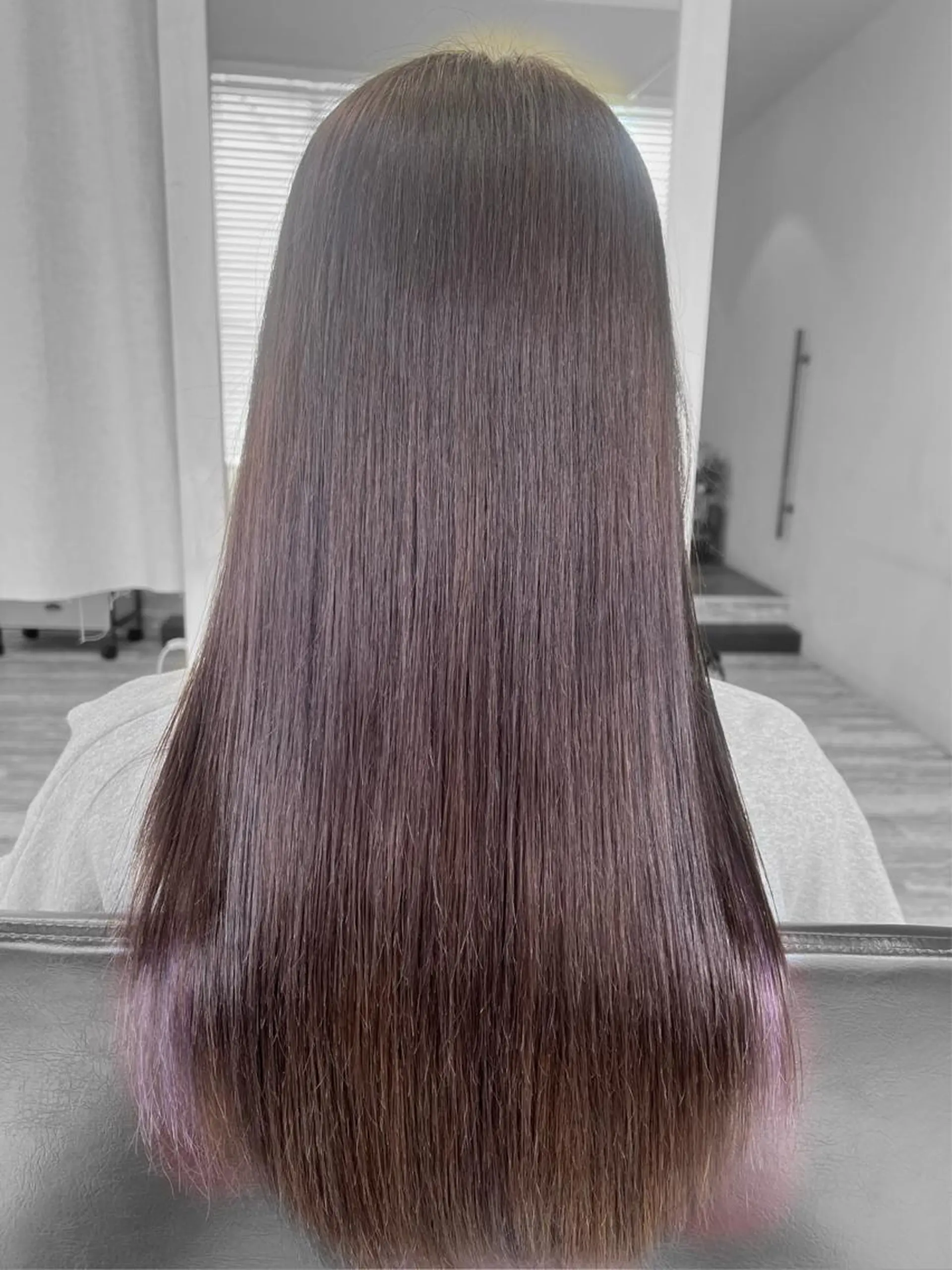 ロング パープルカラー HARUKI 艶髪特化美容師のヘアスタイル