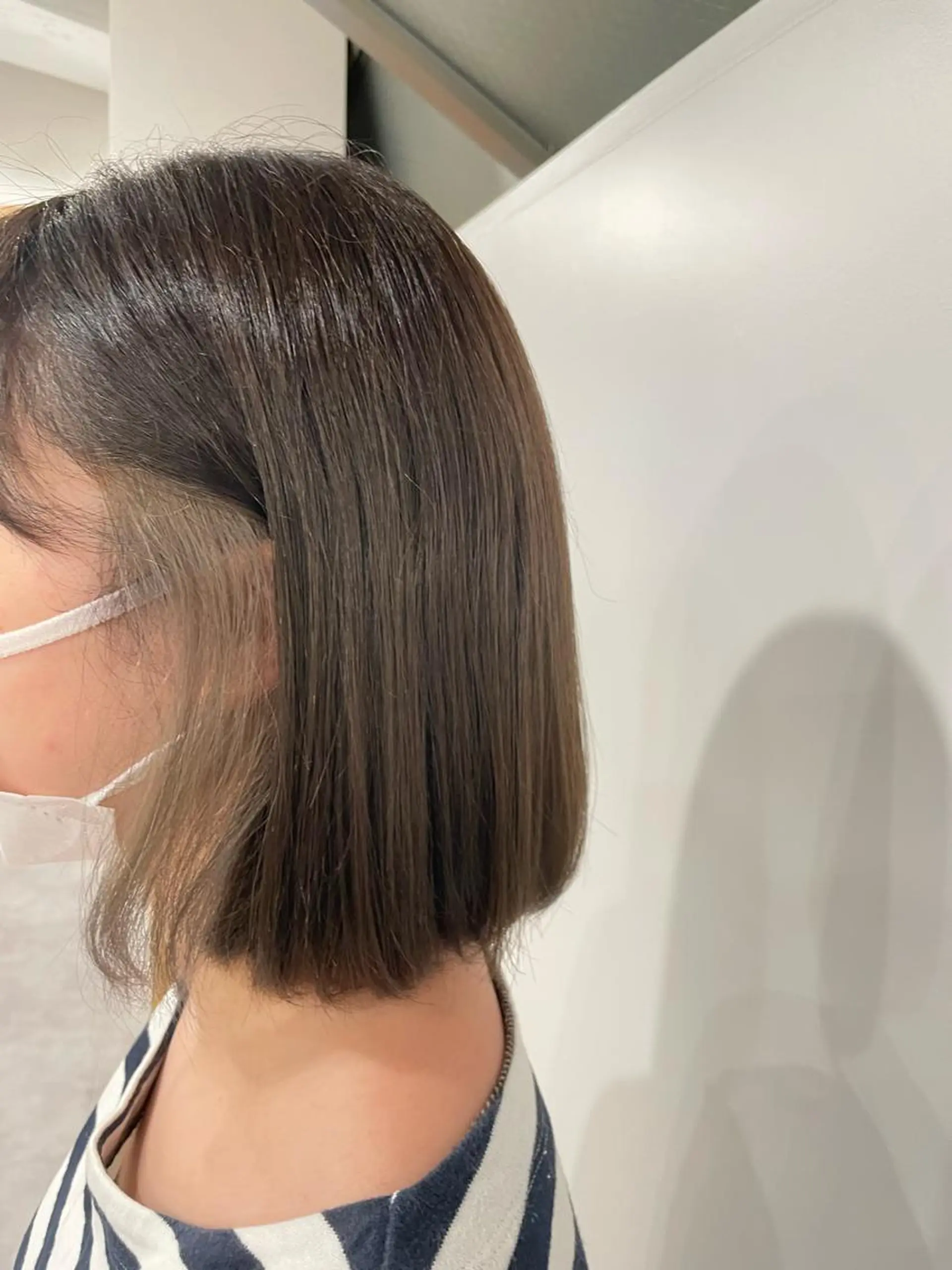 カラー ベージュカラー イヤリングカラー カット ヘアカラー ROPE 本厚木店 かなみのヘアスタイル