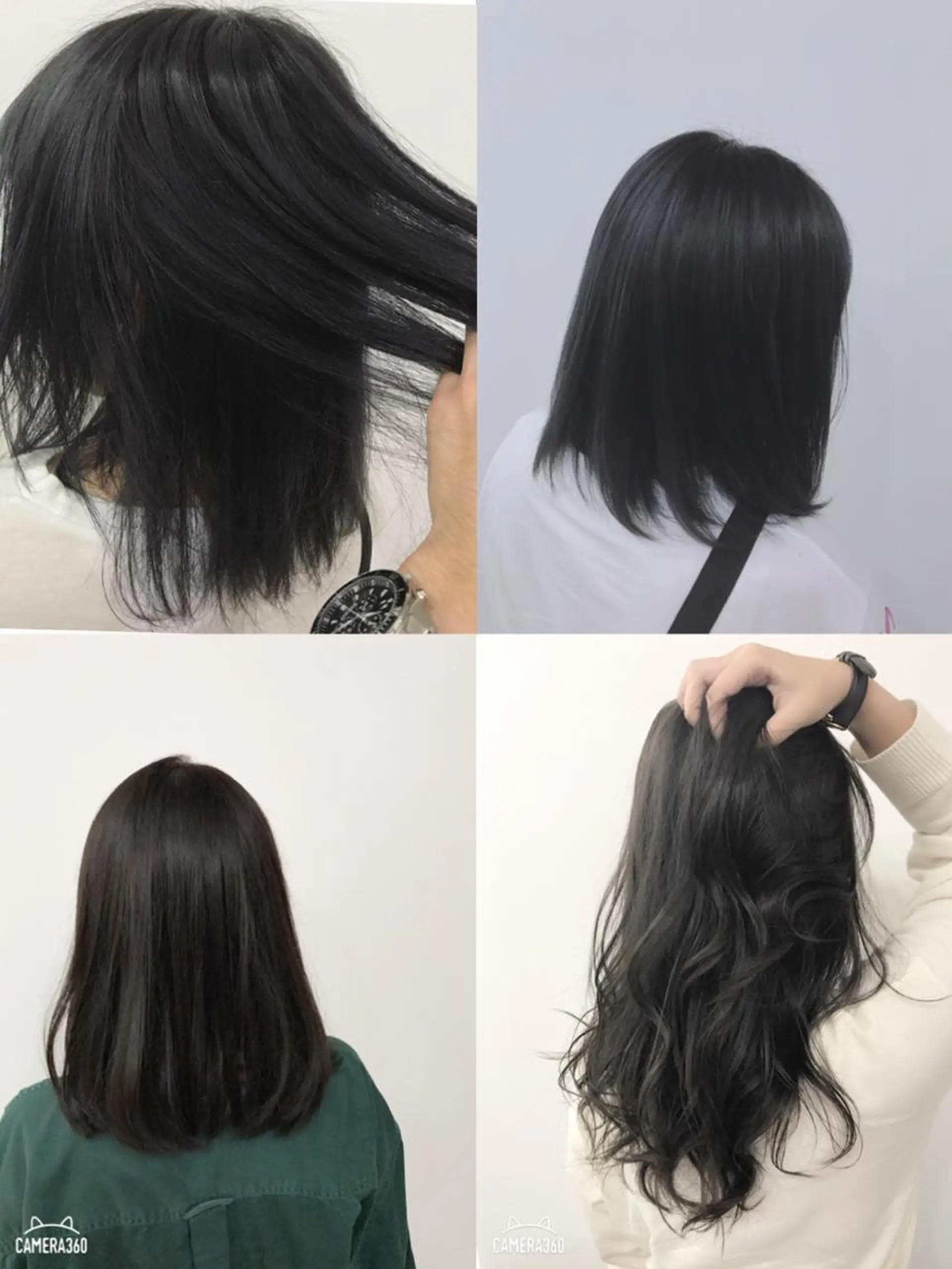 セミロング カラー アッシュ ダークグレー ダークグレージュ グレージュ 相武台ショート特化 💐川崎希💐のヘアスタイル