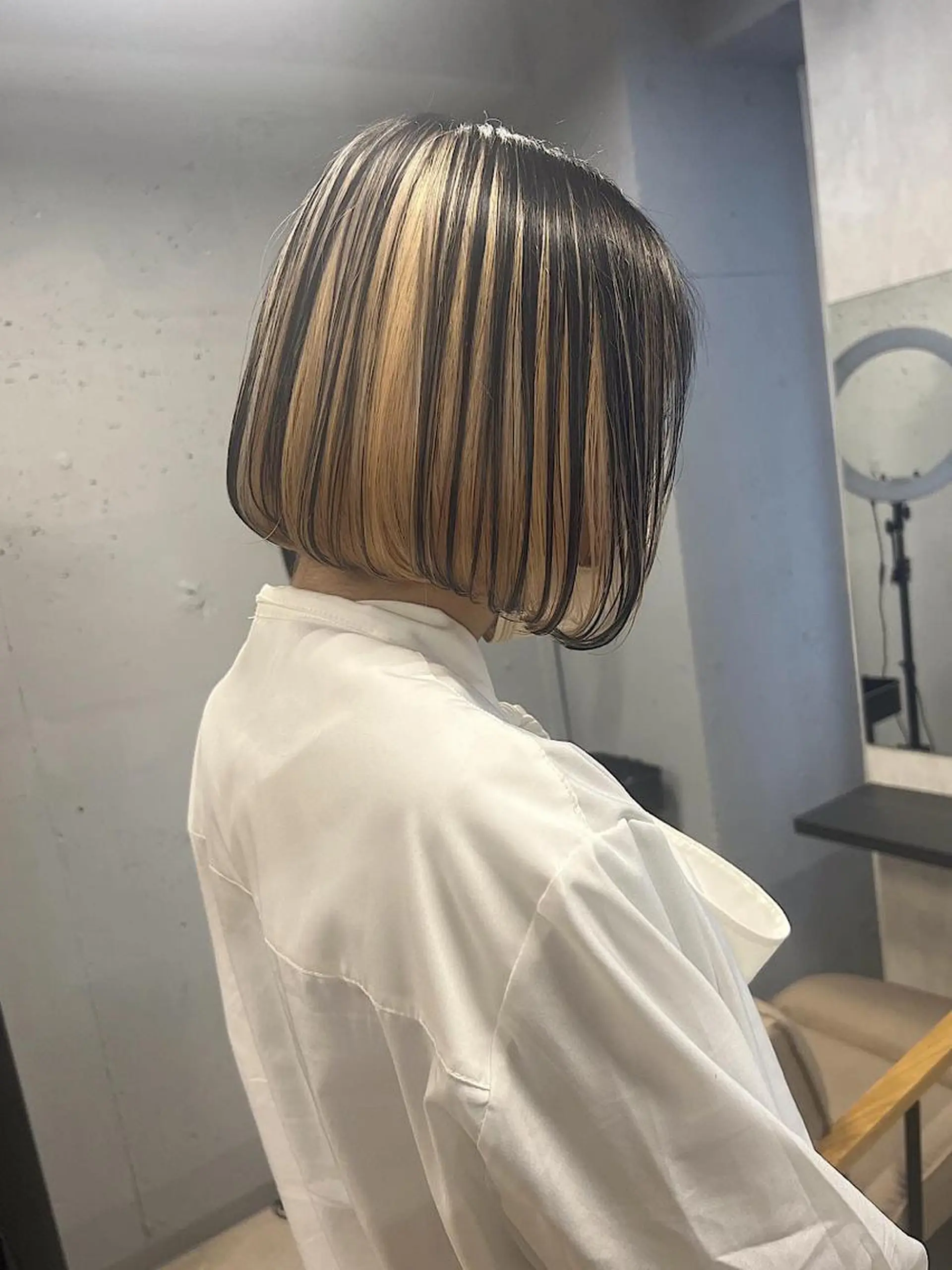 ミディアム youres hair 髪質改善トリートメント&ヘッドスパ  新宿三丁目店所属・髪質改善/艶髪 韓国レイヤー/えすたのヘアスタイル