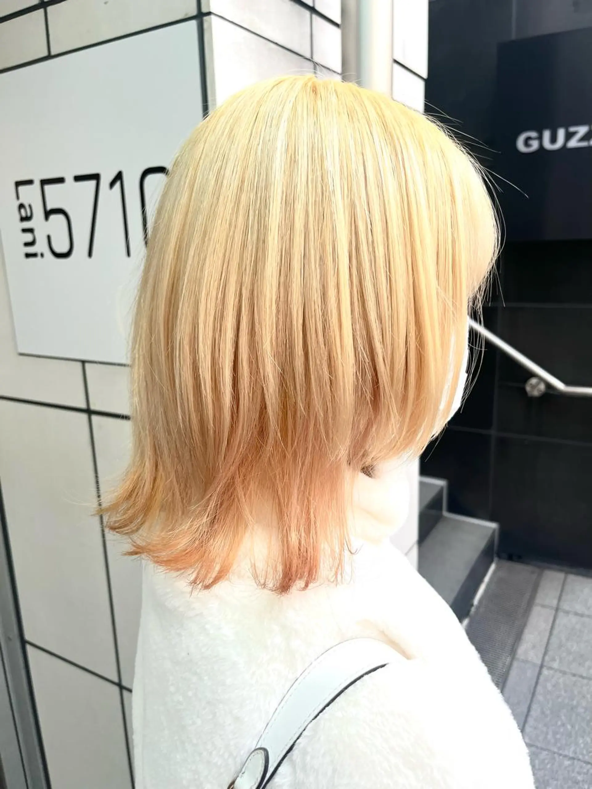 ミディアム カラー ヘアカラー トリートメント ヘアセット 🎀透明感ブリーチ カラー🎀ミズキのヘアスタイル