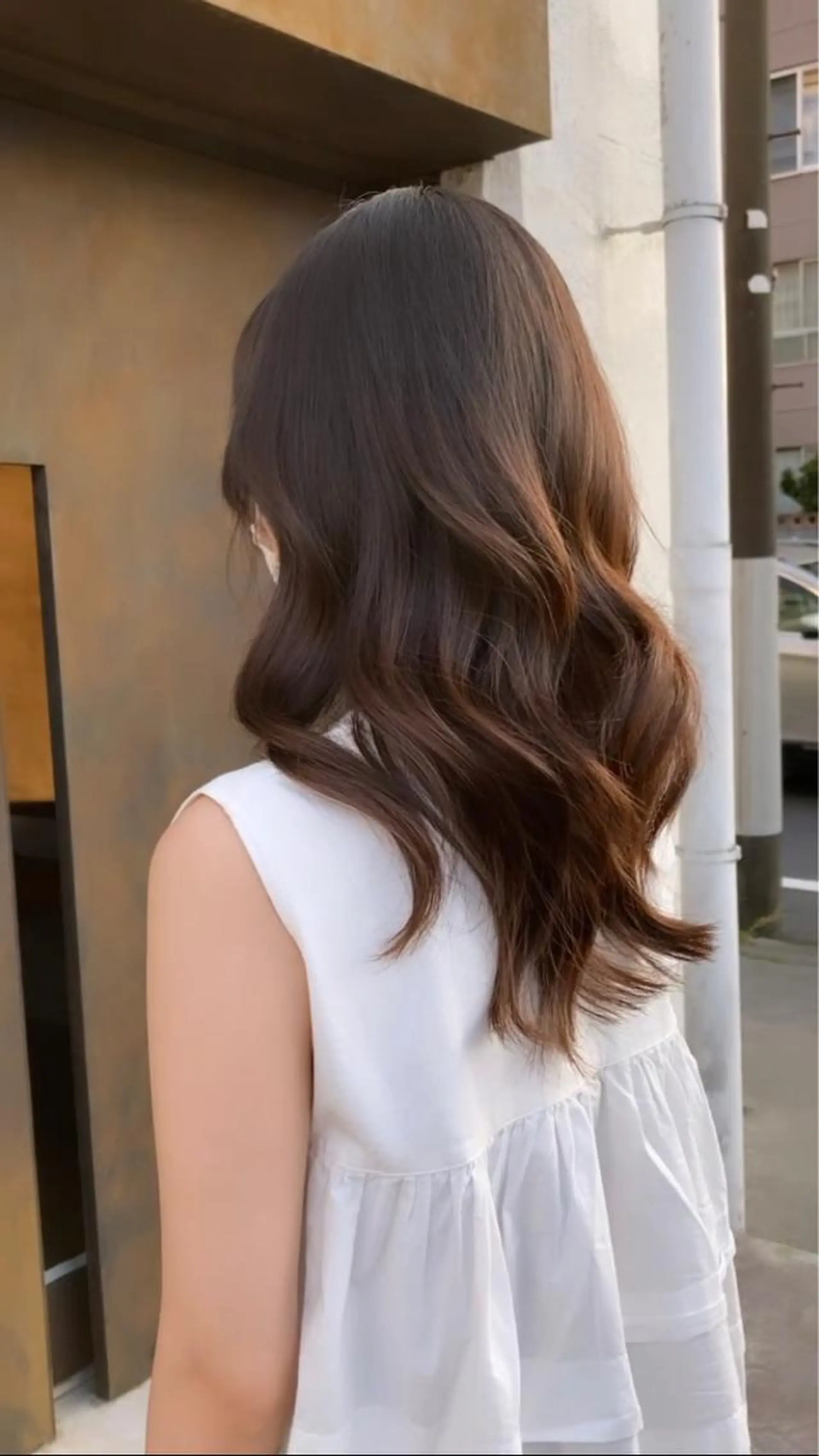 ロング くびれヘア 髪質改善 ヨシンモリ 韓国風ヘア トリートメント ヘアセット ヘアー・クロマチックノート所属・杣澤 詩乃のヘアスタイル