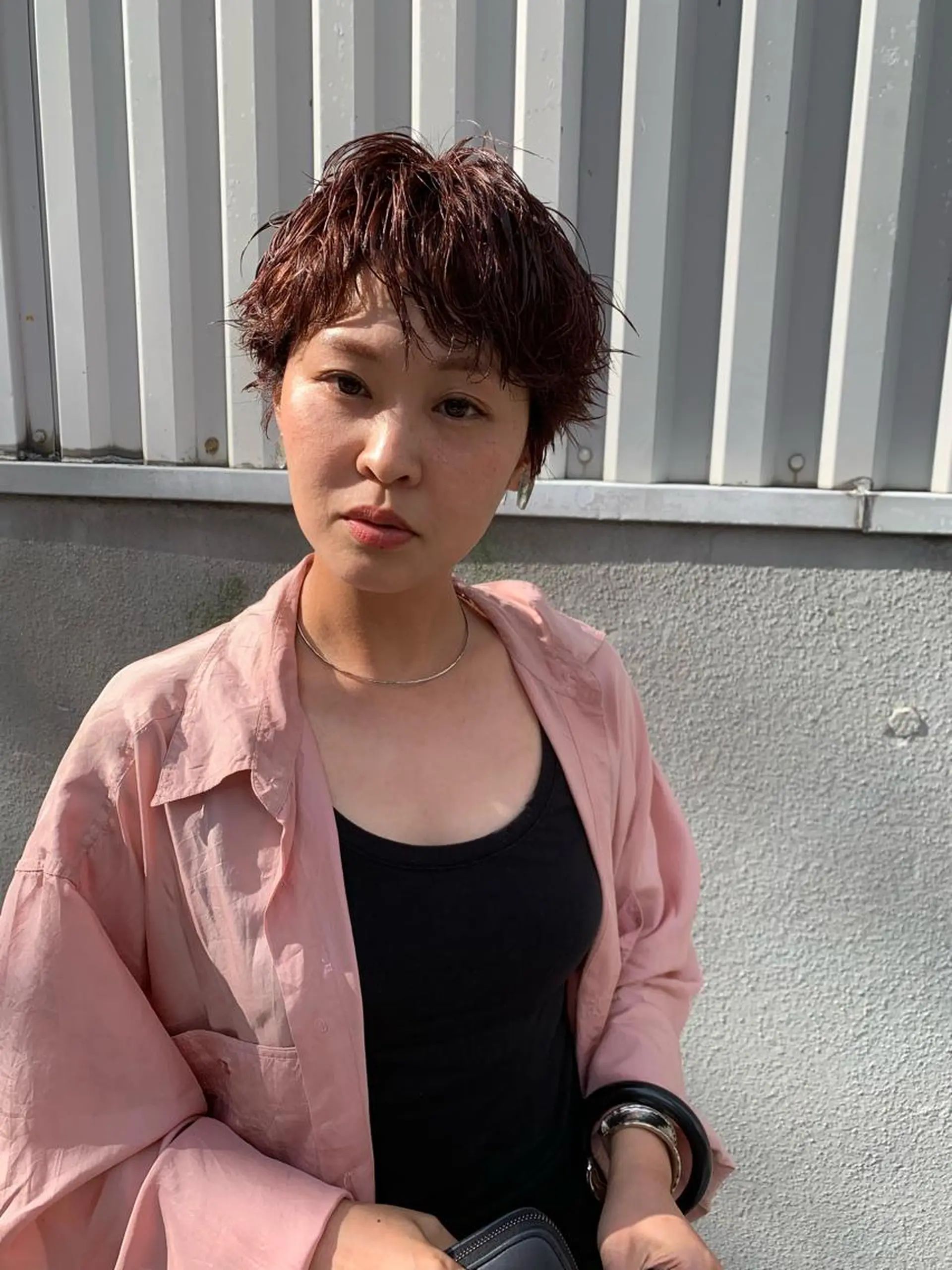 ショート カラー パーマ パーマ niche(ニーチェ)所属・落合 優樹のヘアスタイル