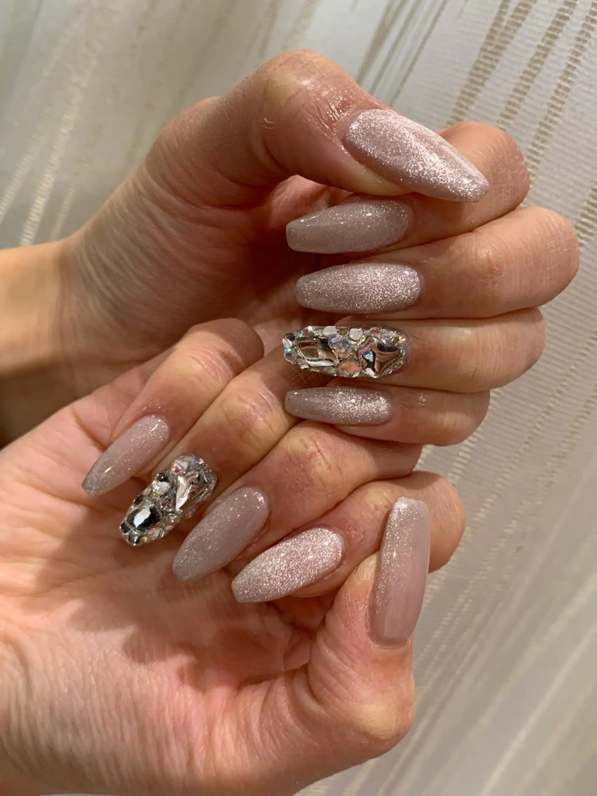 ネイル キラキラネイル マグネットネイル 西院eye fallonのマツエク・マツパデザイン