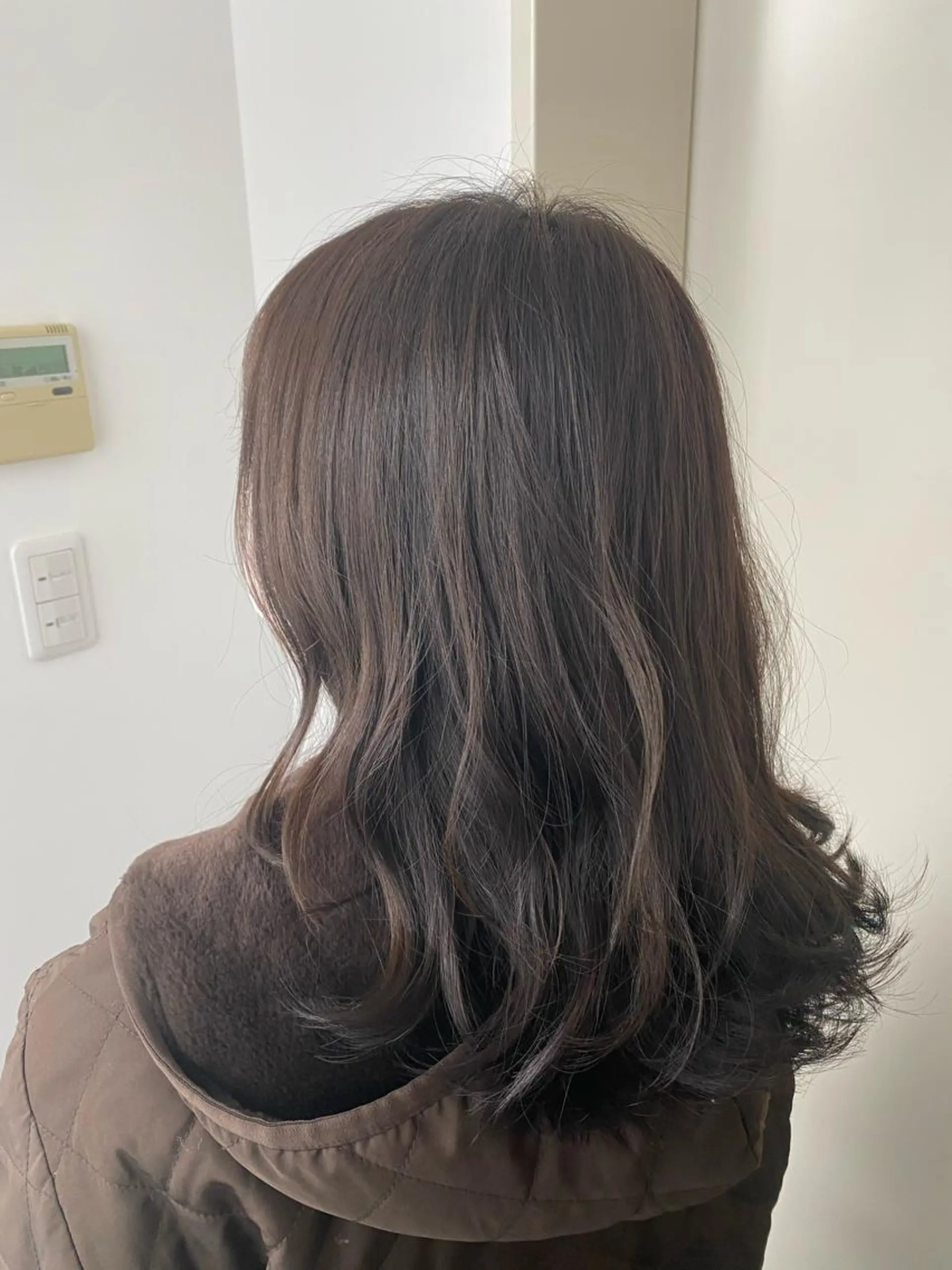 セミロング カラー ラベンダーカラー CIEN white所属・パーマモデル募集中 渥美翔人のヘアスタイル