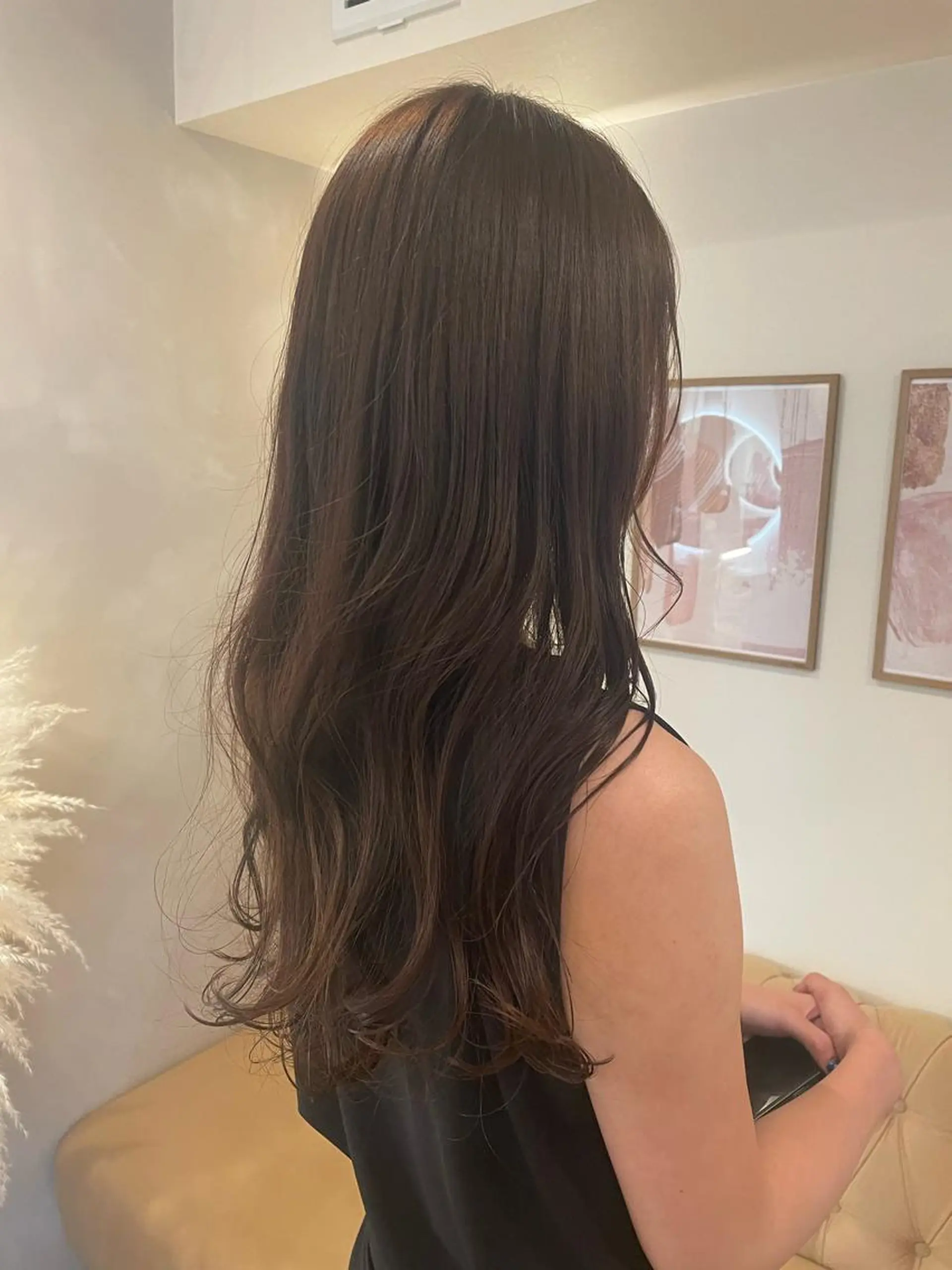 ロング 暖色/ミルクティー/ レイヤー/yuriaのヘアスタイル