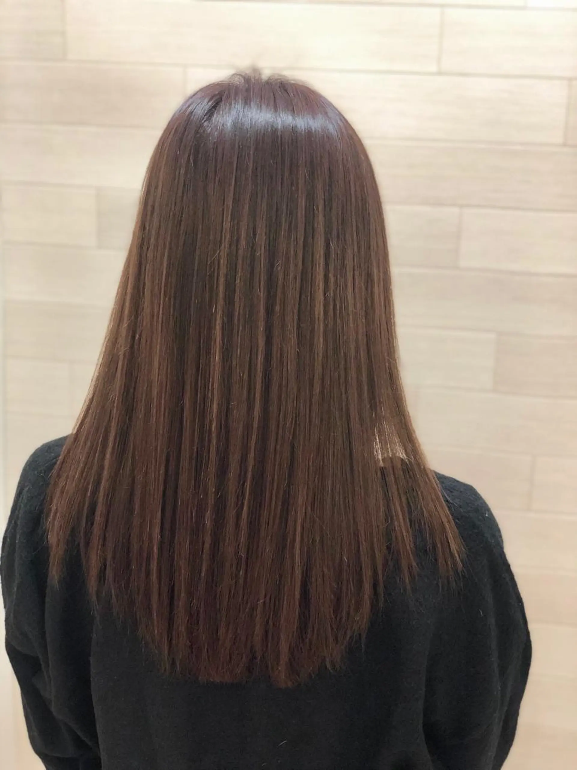 セミロング カラー カット トリートメント 髪質改善カラー🎗️ 滝沢純のヘアスタイル