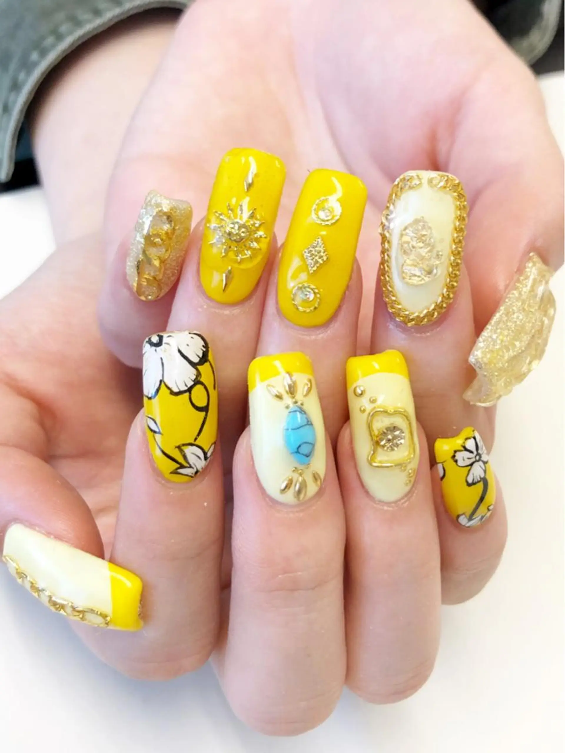 ネイル スカルプネイル 夏ネイル KIREIE NAILSのネイルデザイン