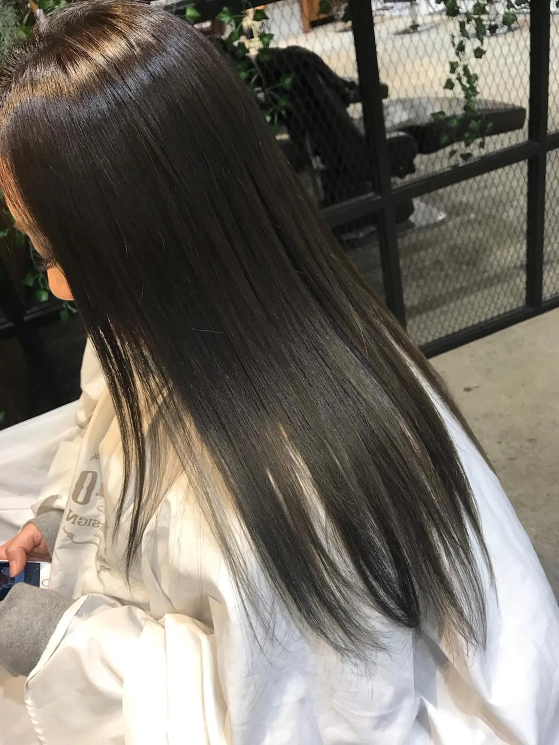 ロング カラー パーマ ヘアアレンジ メンズ キッズ 透明感カラー ストレートパーマ Forest. -髪質改善-のヘアスタイル