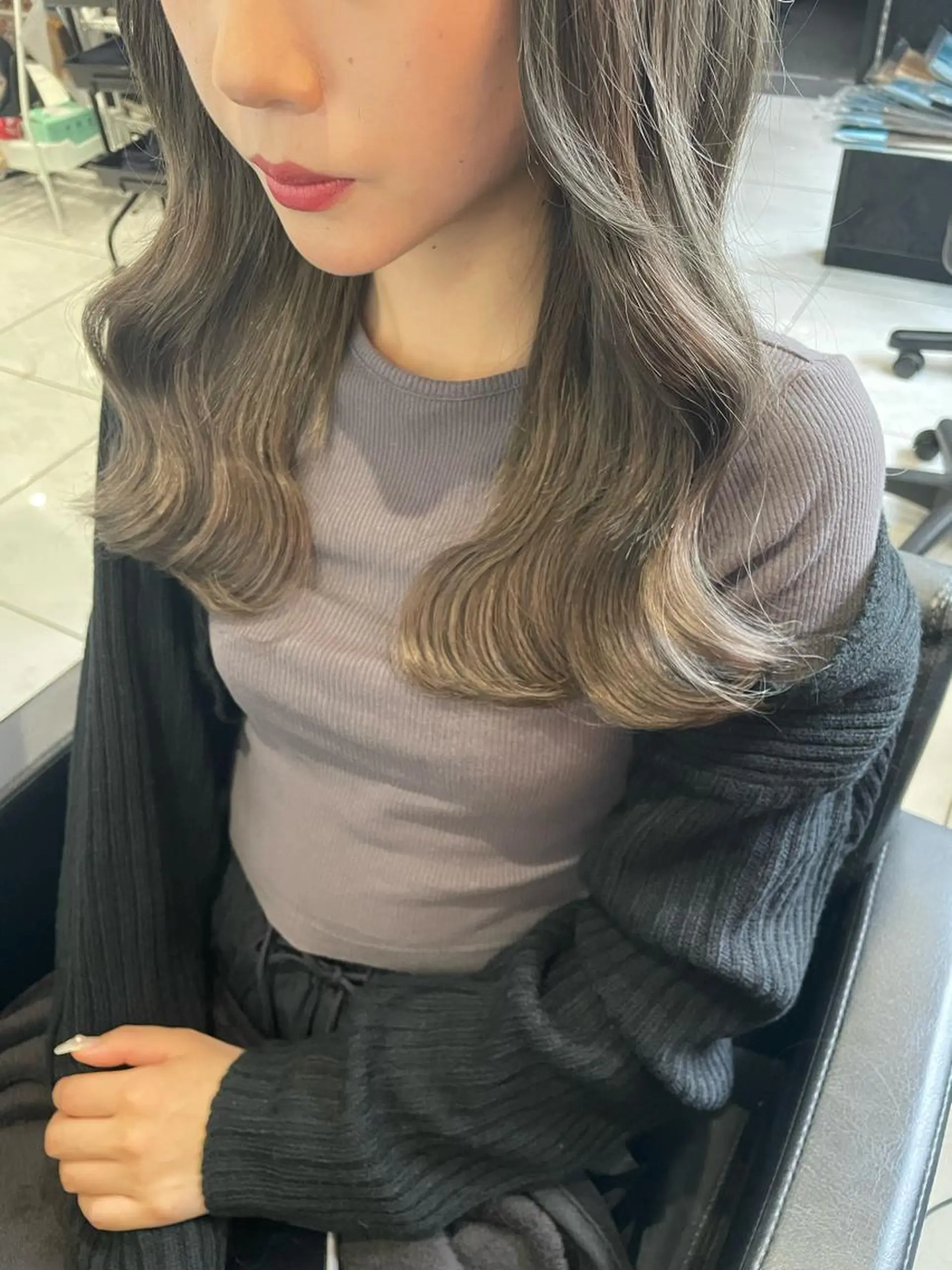 セミロング エクステ \RINA🐾/ ジェルムのヘアスタイル