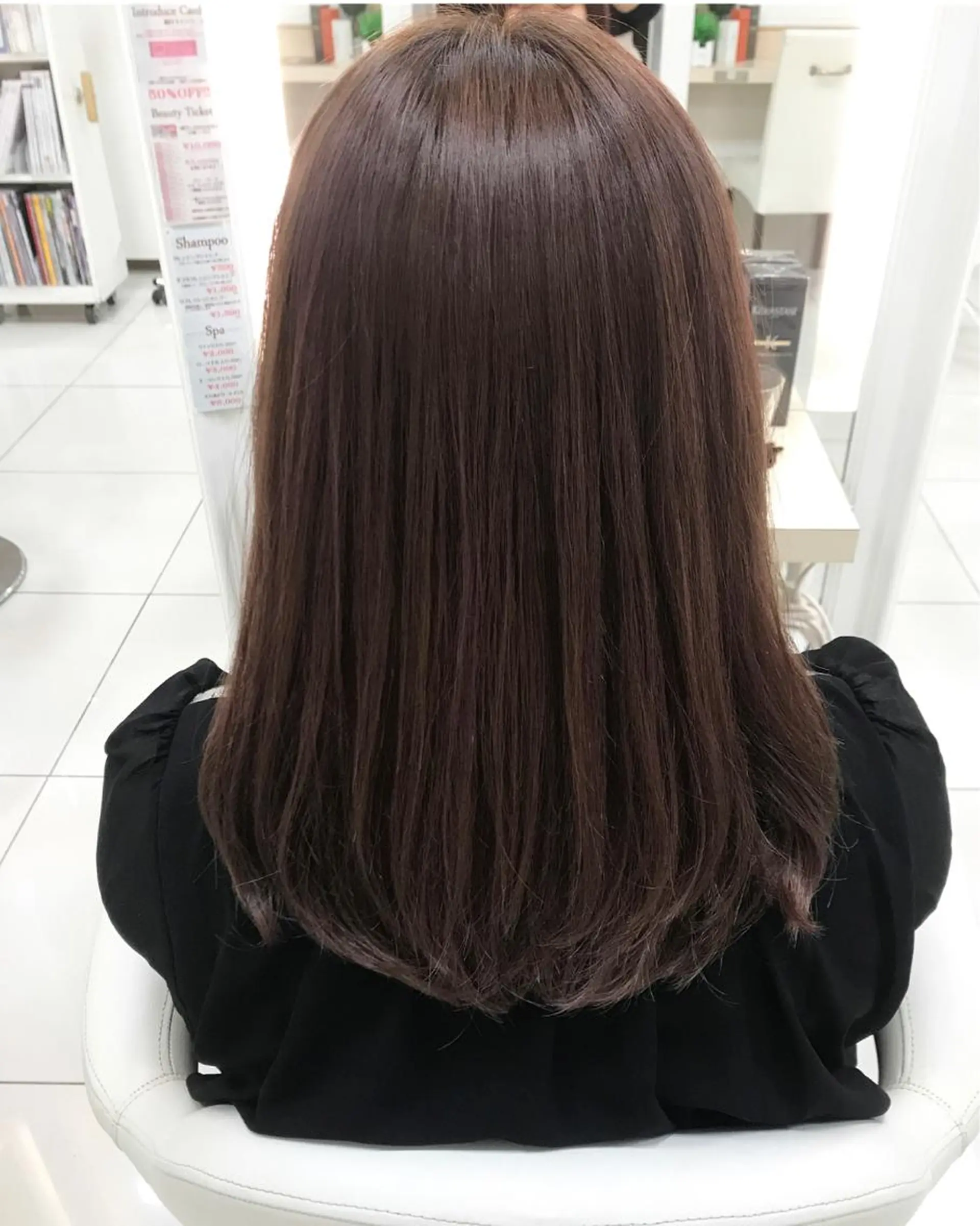 ロング カラー ヘアカラー トリートメント ヘアセット 大澤 碧のヘアスタイル