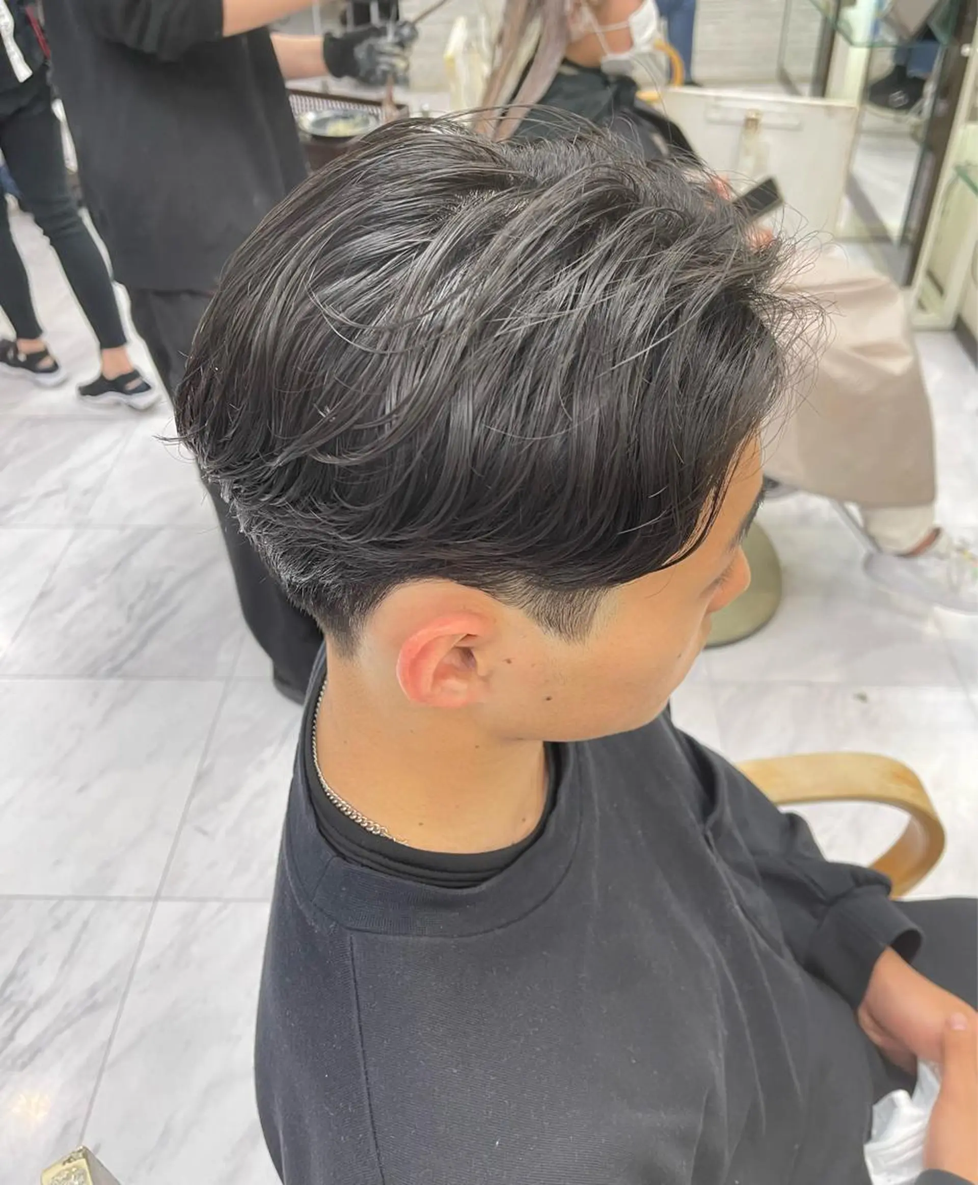 ショート パーマ メンズ メンズパーマ ニュアンスパーマ カット パーマ トリートメント ❄️メンズカット 落合諒❄️のヘアスタイル