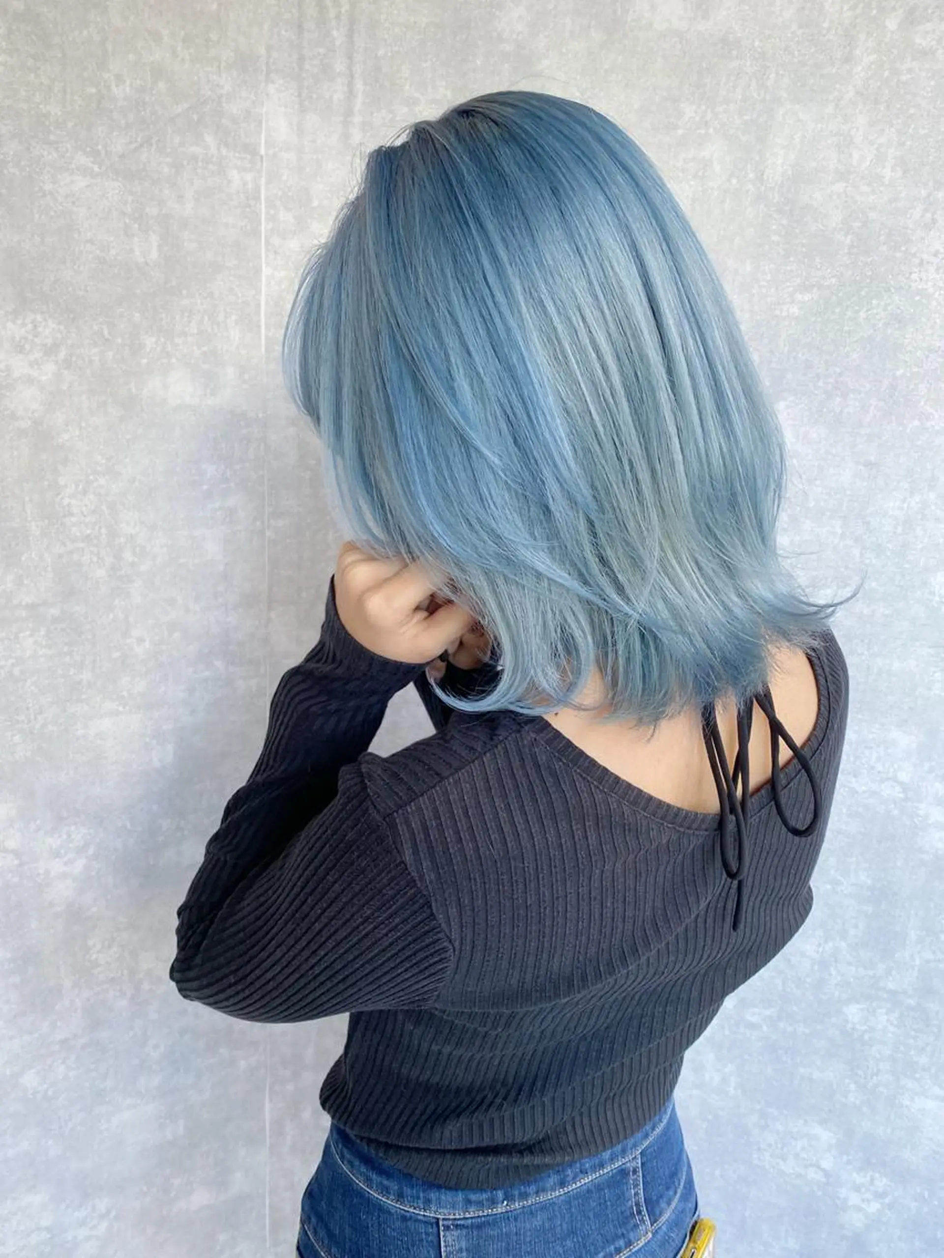 ミディアム カラー カット ヘアカラー トリートメント 入江 允のヘアスタイル