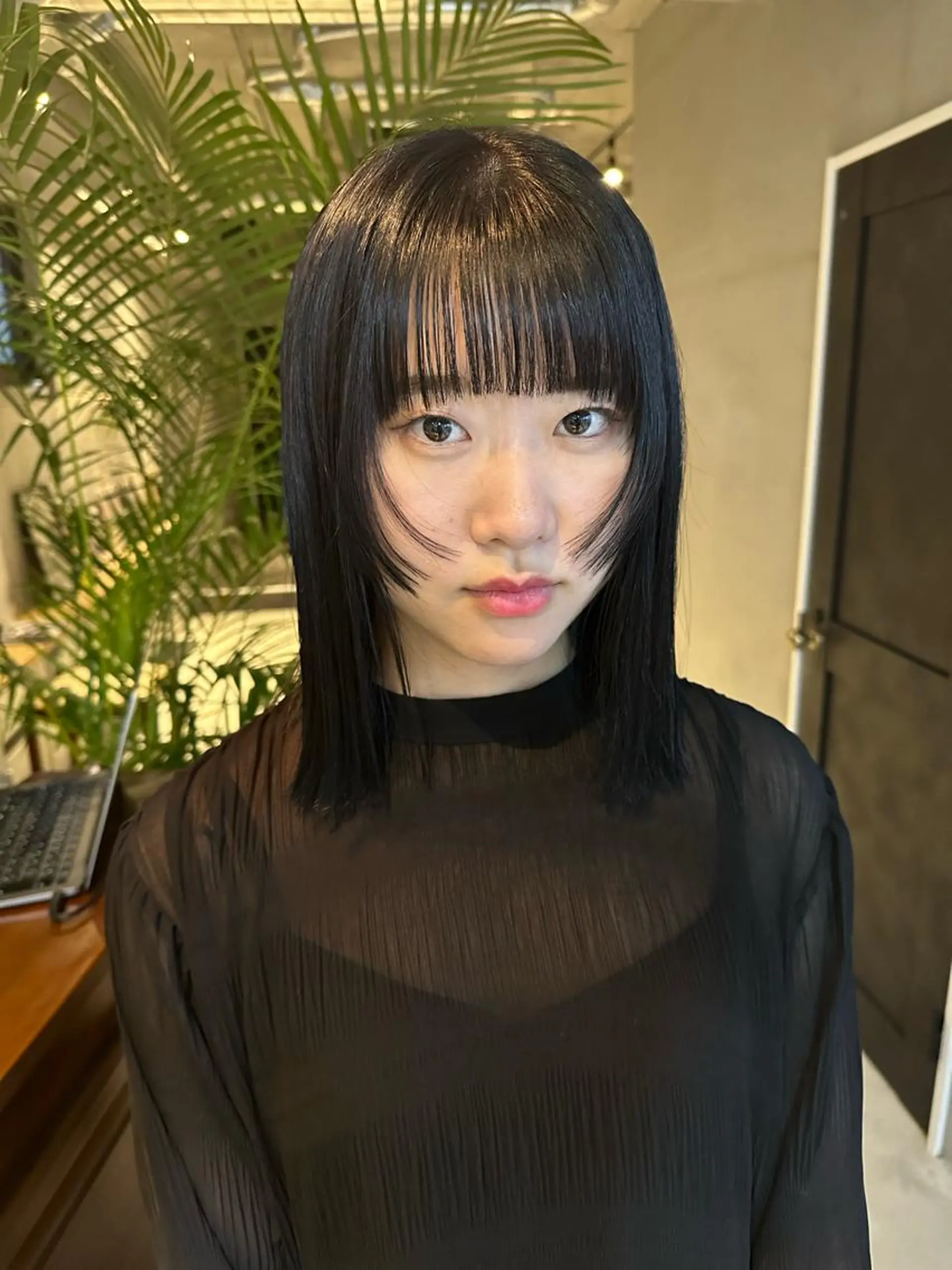 ミディアム 斎藤祐樹 /レイヤー/パーマのヘアスタイル