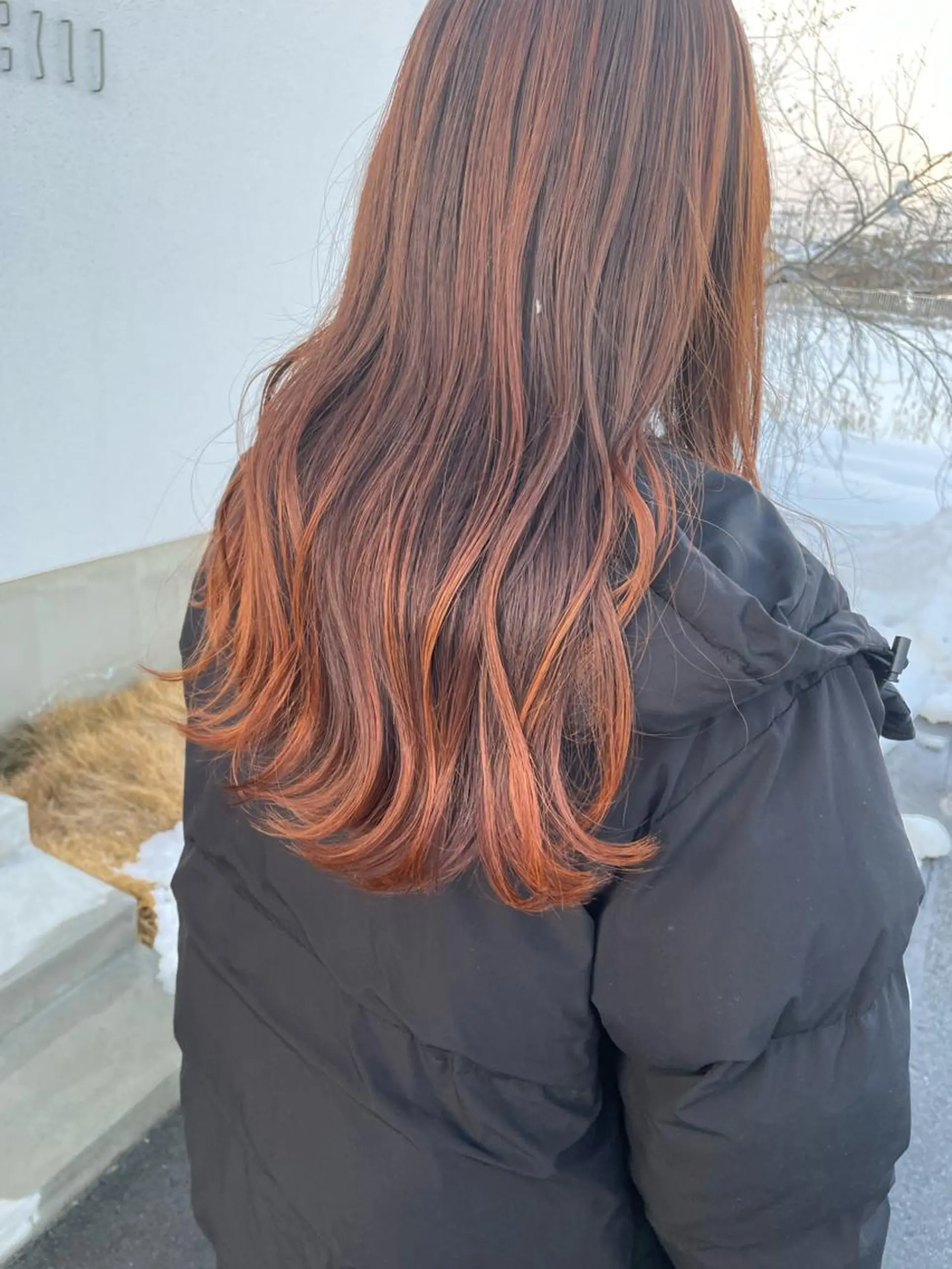 ロング カラー ヘアカラー SOU所属・ふるかわ れなのヘアスタイル