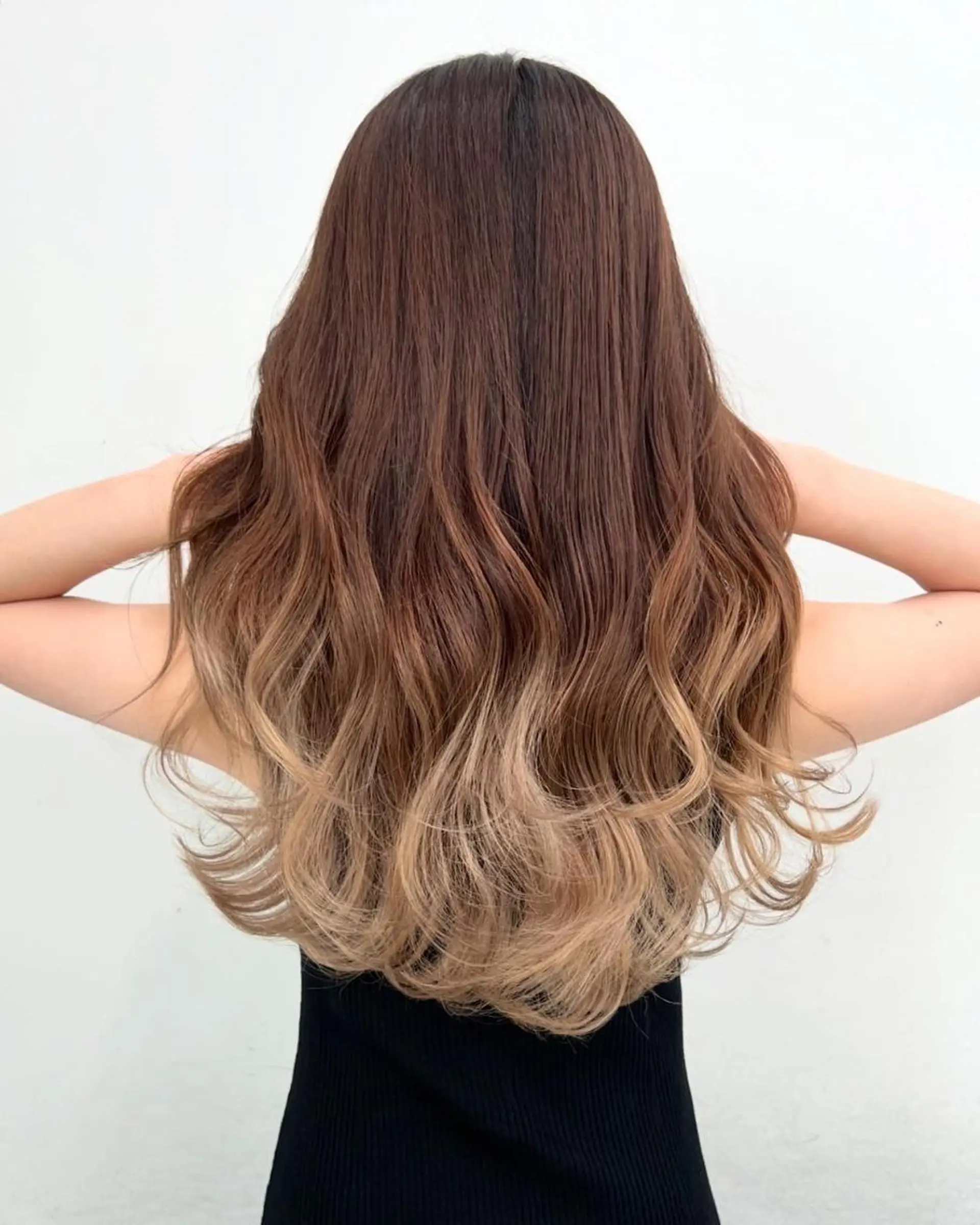 カラー ロング ヘアカラー トリートメント 【公式】amble luxe池袋東口♻️のヘアスタイル