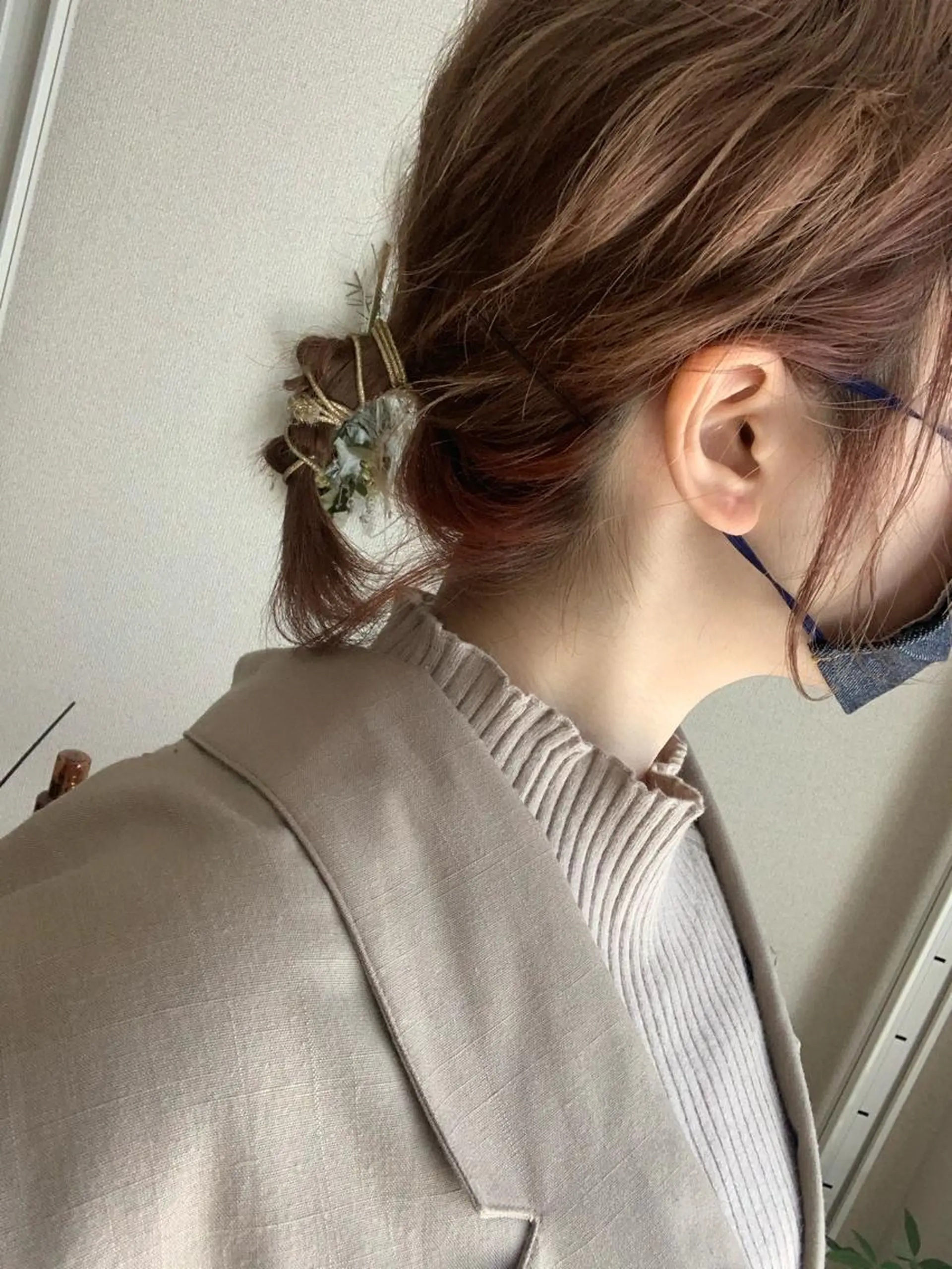 ミディアム ヘアアレンジ 飯塚 沙衣のヘアスタイル