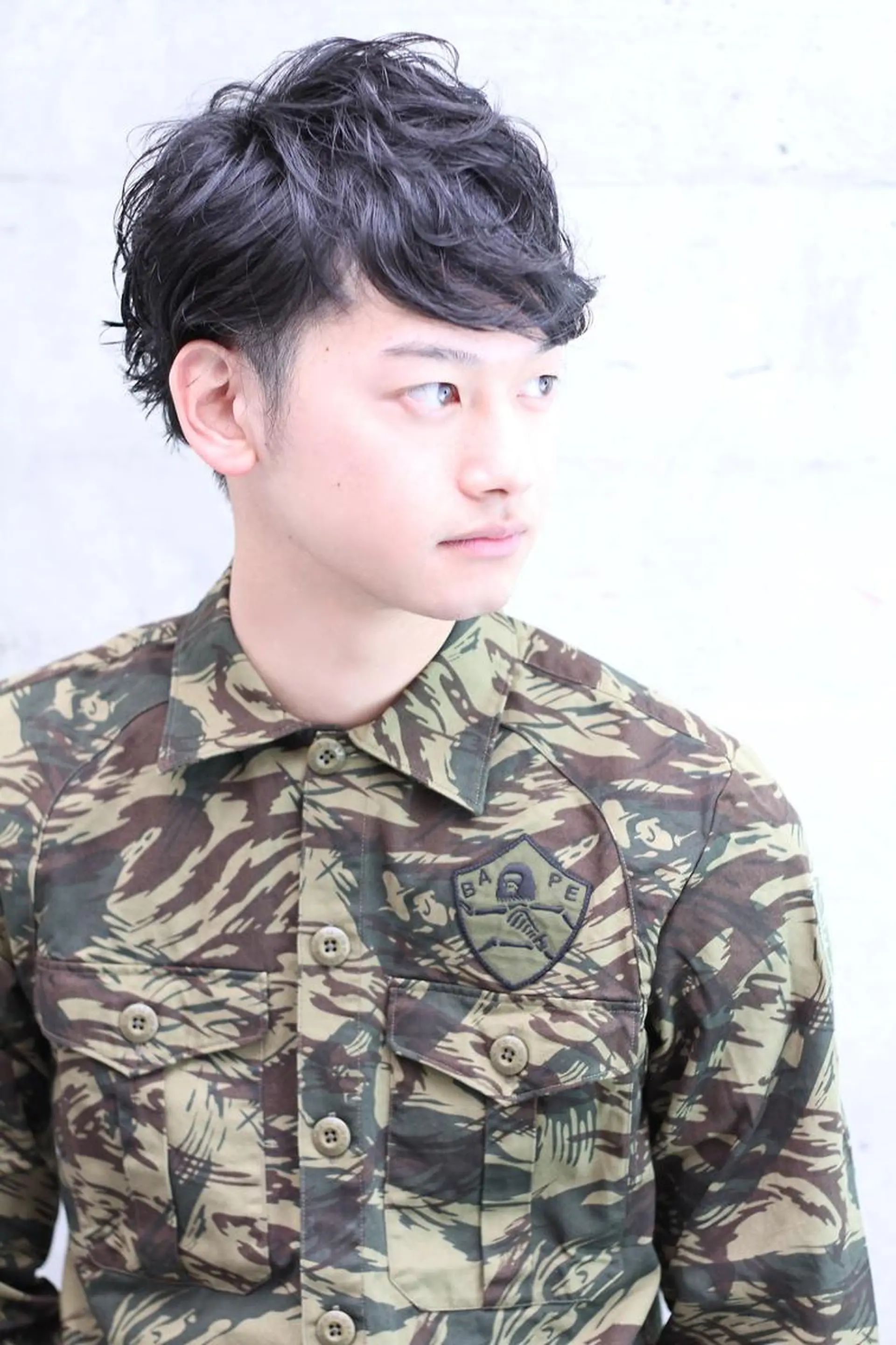 ショート メンズ EMANONシェアサロン心斎橋店所属・韓国メンズヘア　ミル クティボブ　足立佳代のヘアスタイル