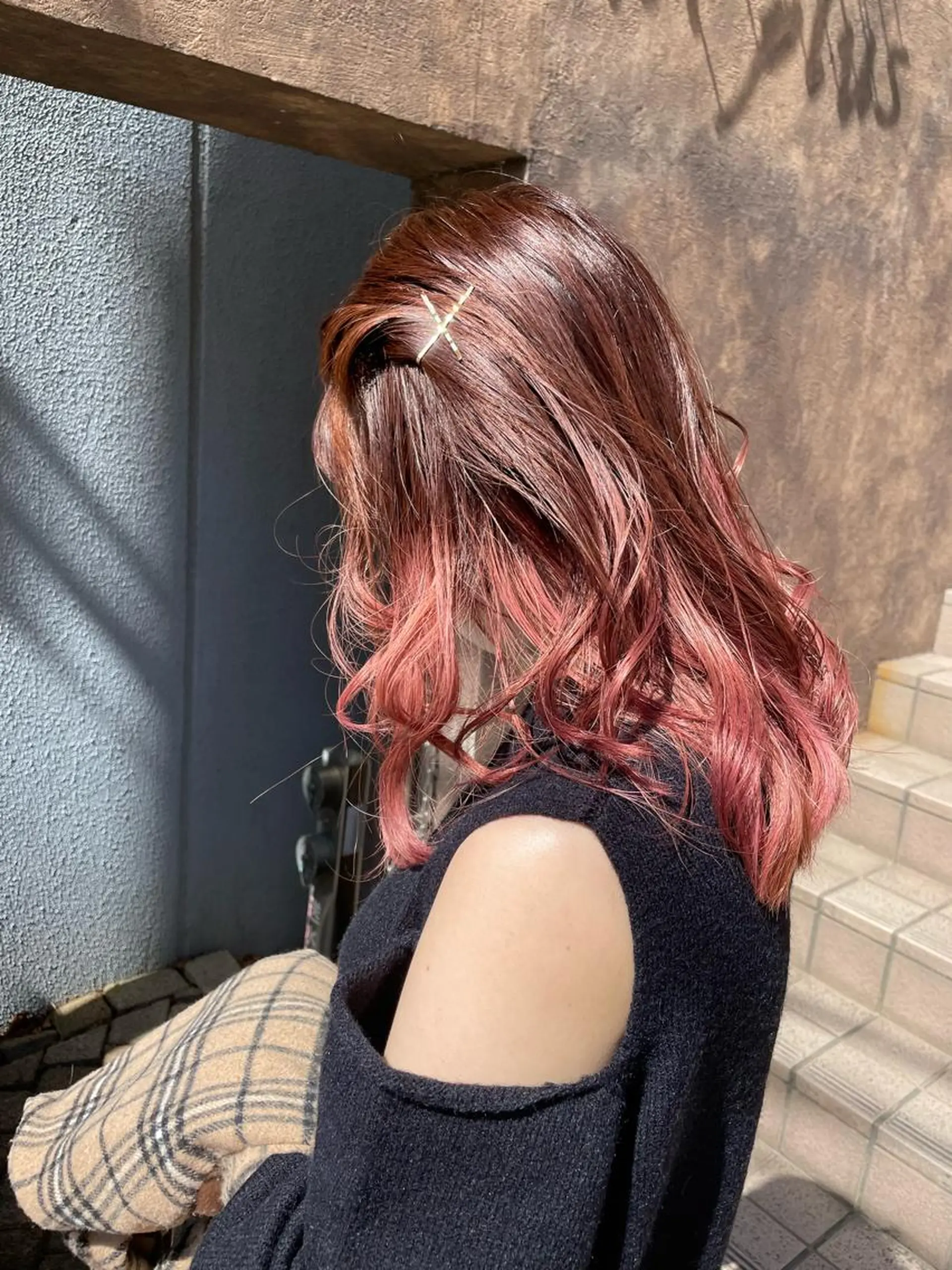 ロング BLOOM石橋阪大前 髪質改善/ブリーチのヘアスタイル