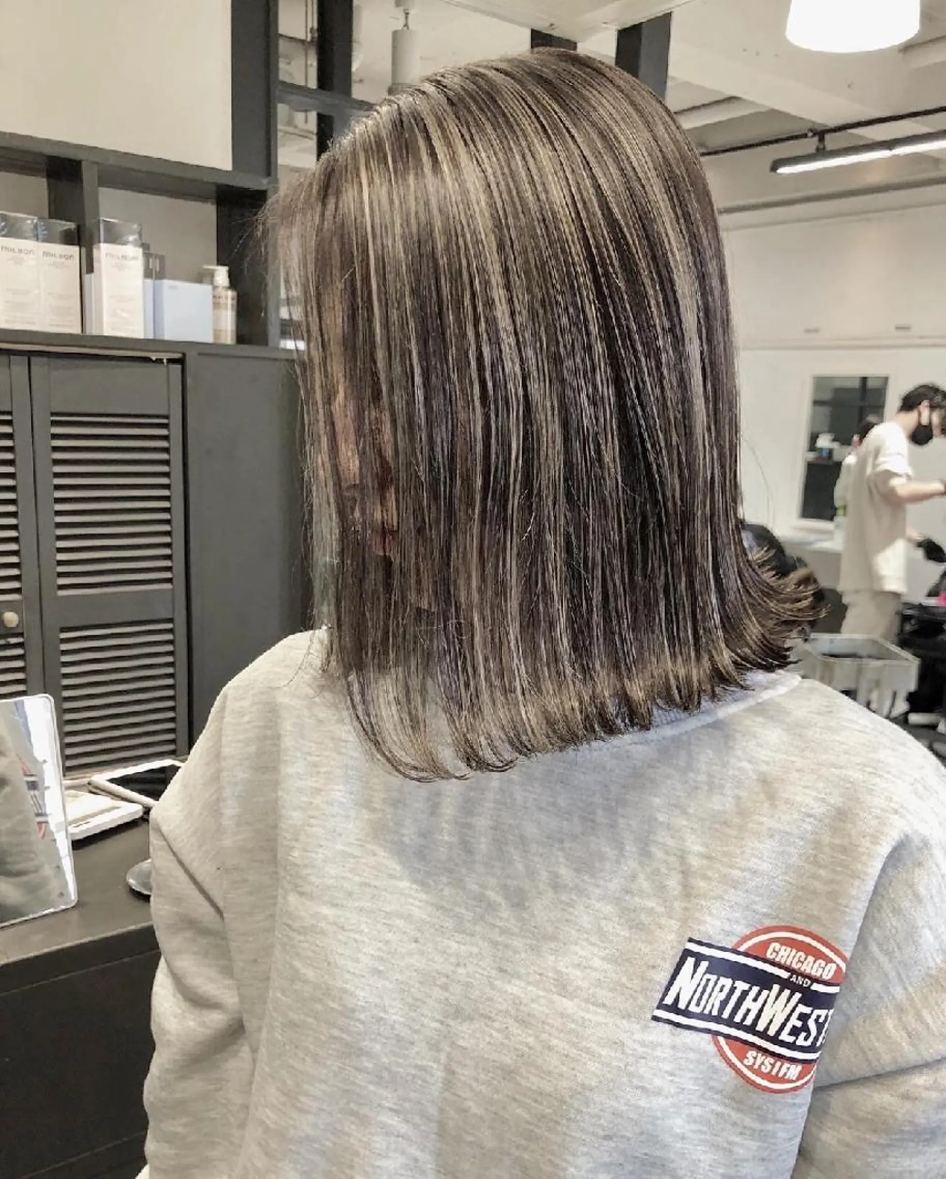 ミディアム カラー ヘアアレンジ TOMONA👑 GiseL梅田店のヘアスタイル