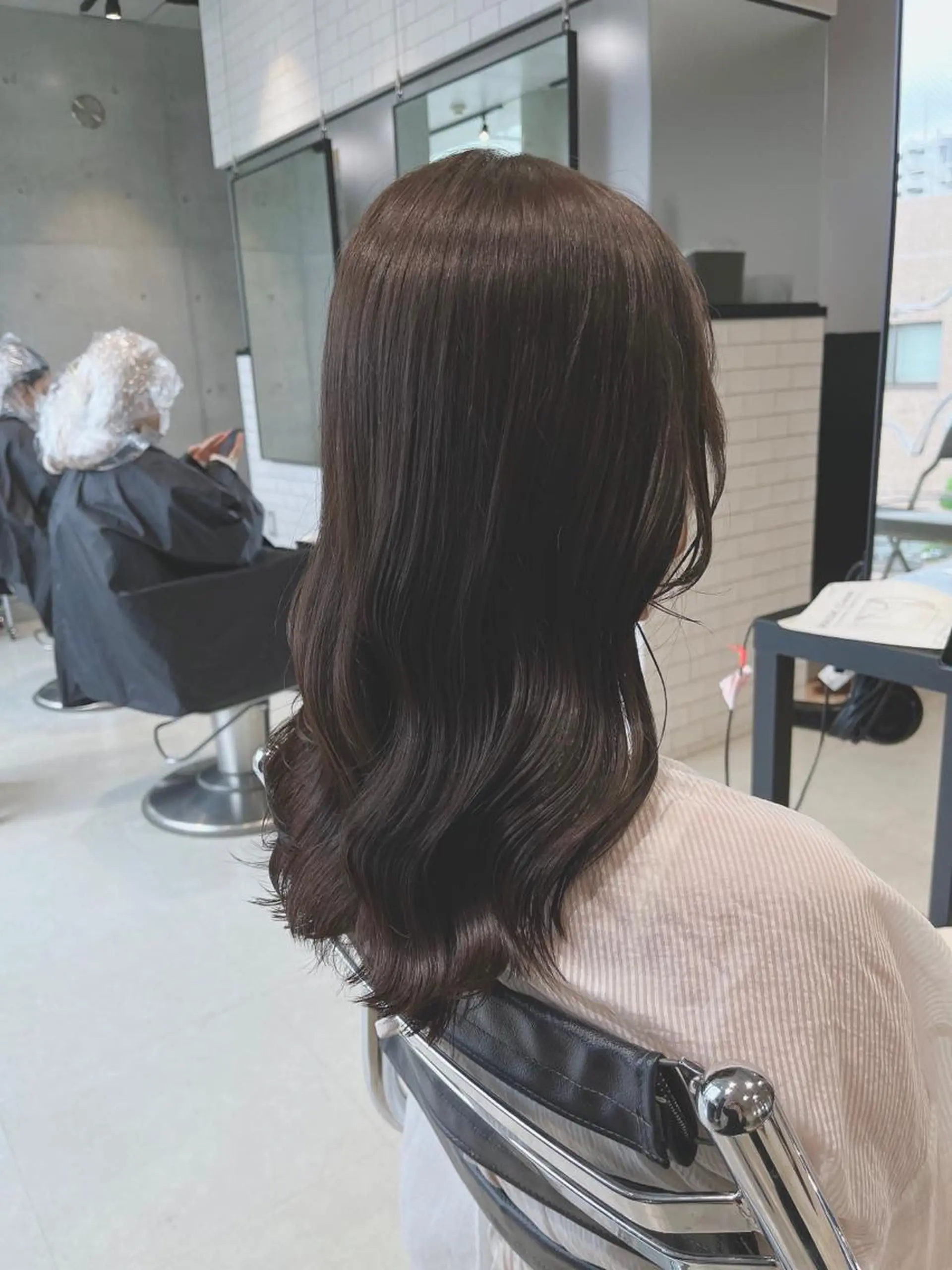 セミロング カット ヘアカラー トリートメント 🌫️大人韓国ヘア 🌫️naoyaのヘアスタイル