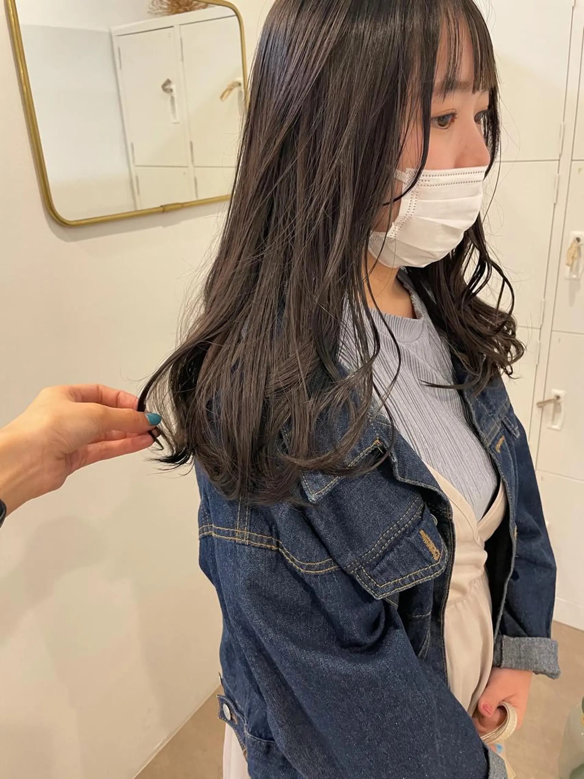 カラー ヘアカラー 大迫 江梨のヘアスタイル