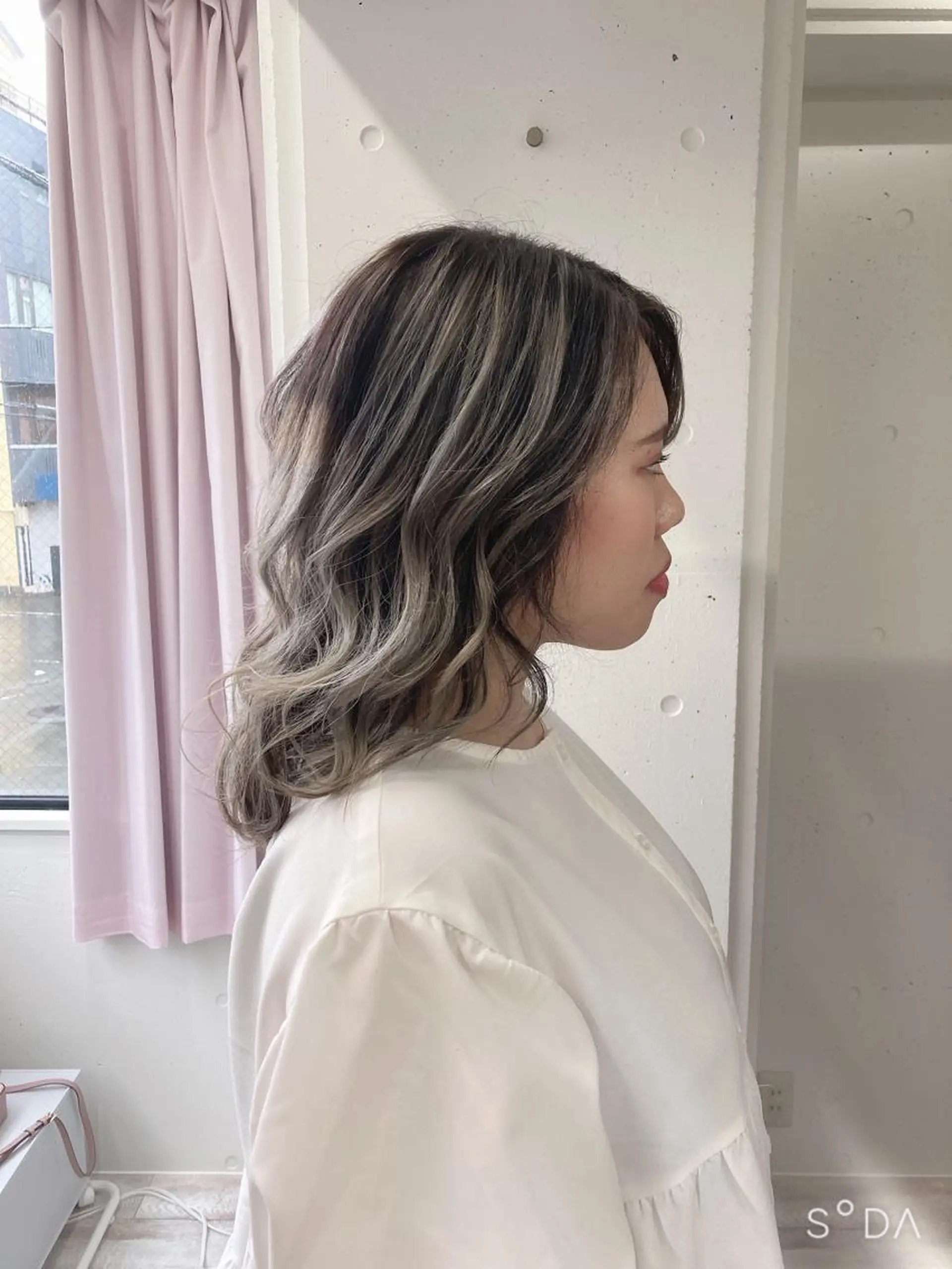 セミロング レイヤーカット ミルミー美容室所属・🦄💒💓齎藤 七海子🦄💒💓のマツエク・マツパデザイン
