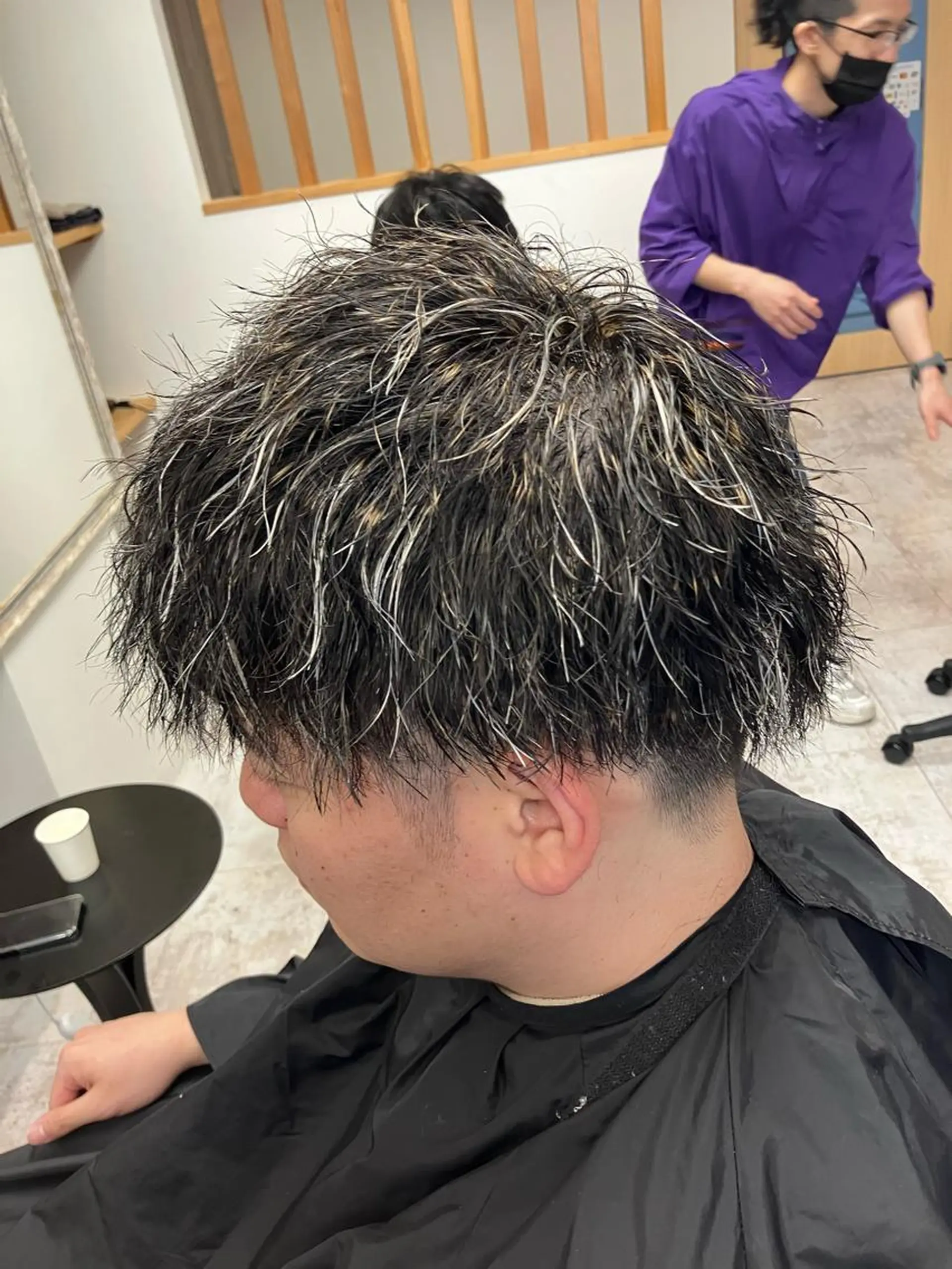 カラー パーマ メンズ カット ヘアカラー メンズ特化/パーマ/ フェードWATARUのヘアスタイル