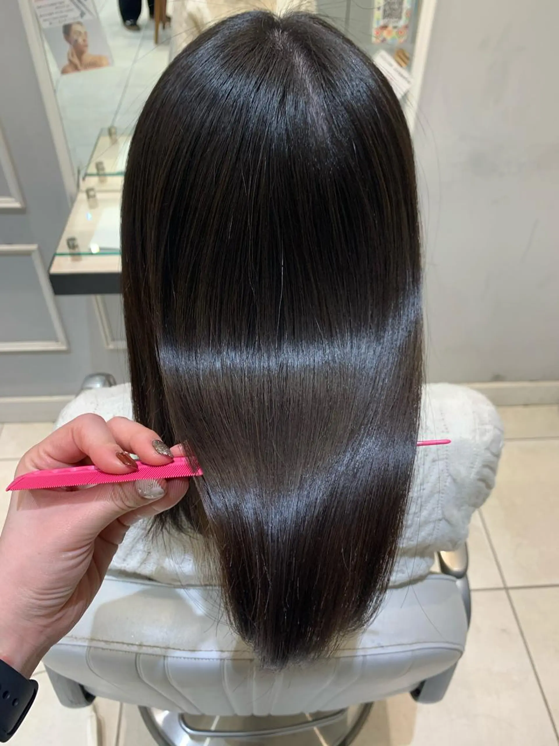 ミディアム カラー パーマ キッズ 髪質改善 酸熱トリートメント/ 髪質改善🌟玉井香奈のヘアスタイル