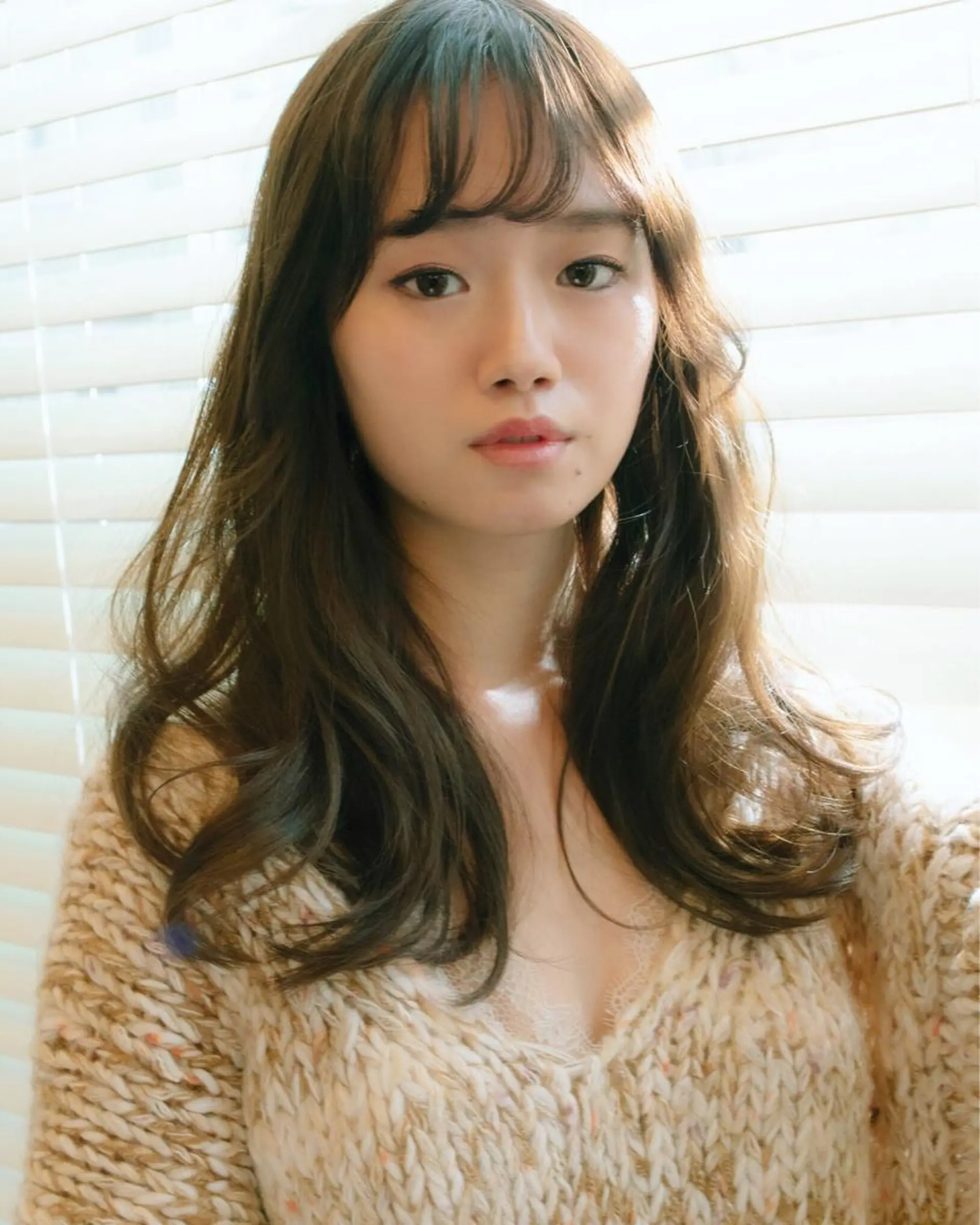 セミロング 髪質改善 カット ヘアカラー SAYA LABO所属・FUTAGAMI KENICHIのヘアスタイル