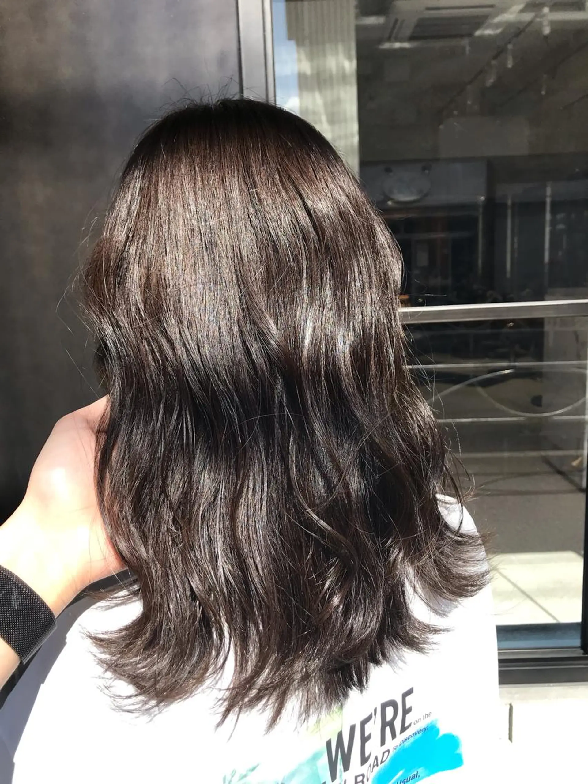 セミロング カラー ベージュカラー イルミナカラー 谷合 貴志のヘアスタイル