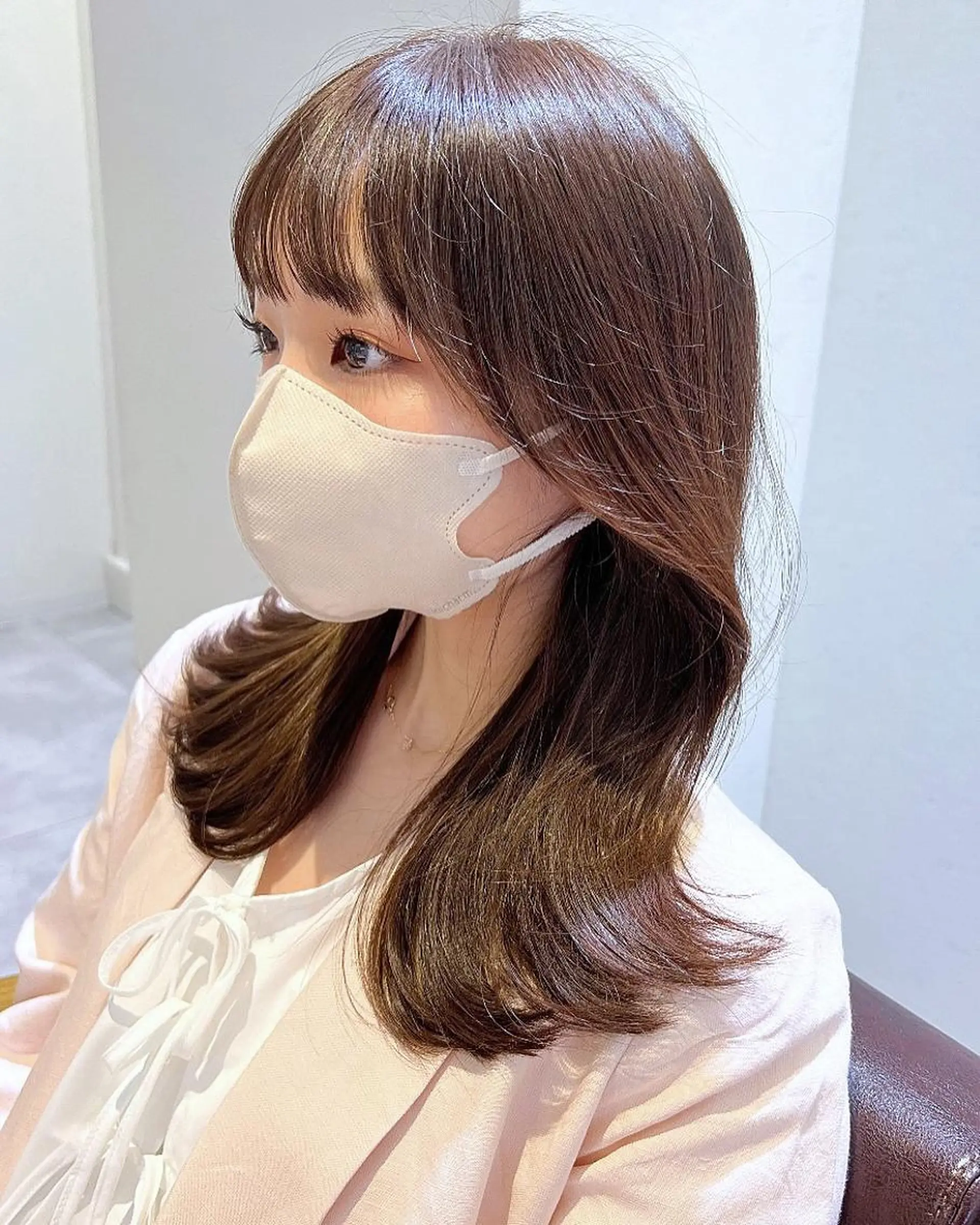 セミロング カラー カット トリートメント 韓国ヘア×髪質改善 /yoshikaのヘアスタイル