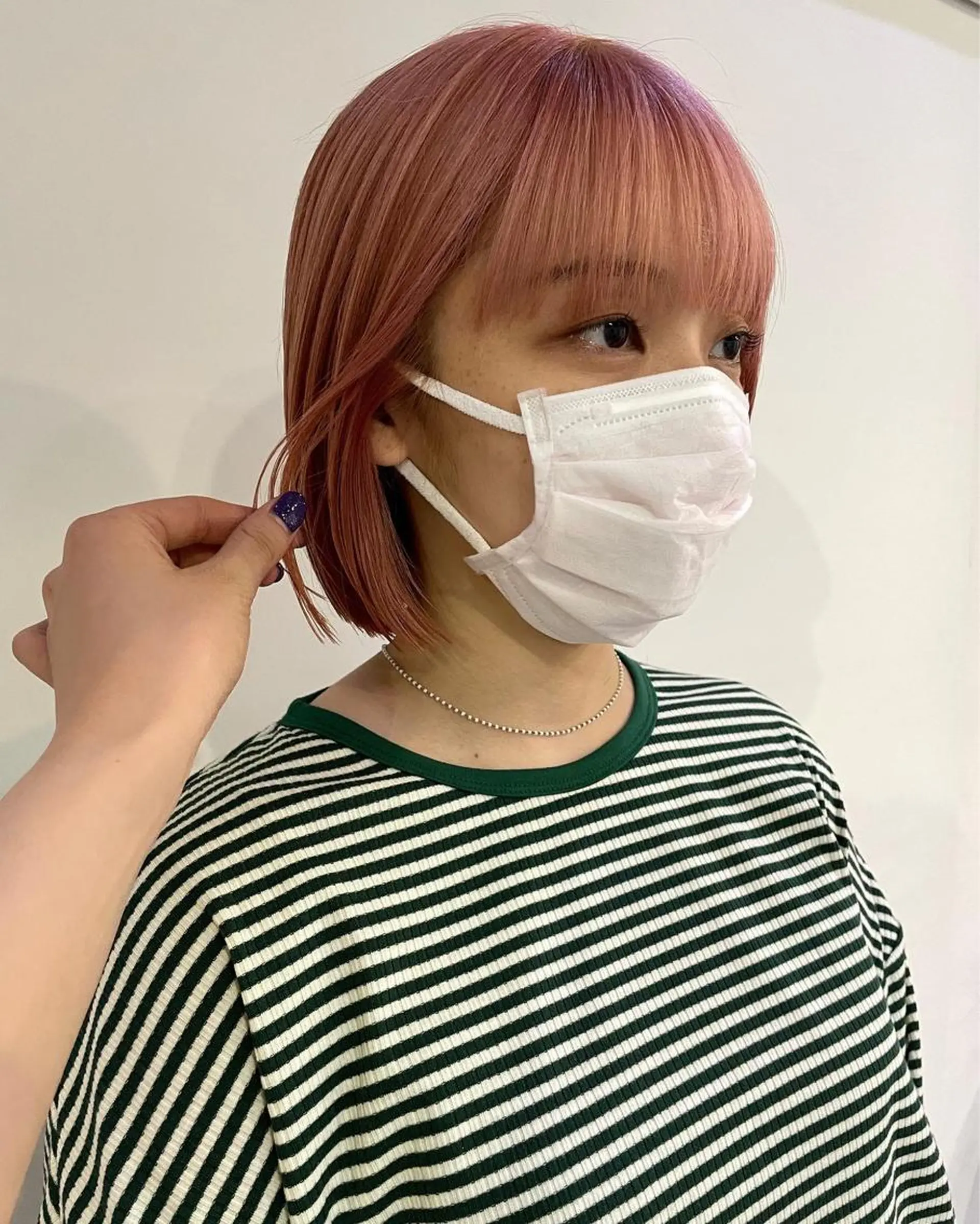 ショート カラー silo所属・silo MOKA 顔周りカット🦦のヘアスタイル