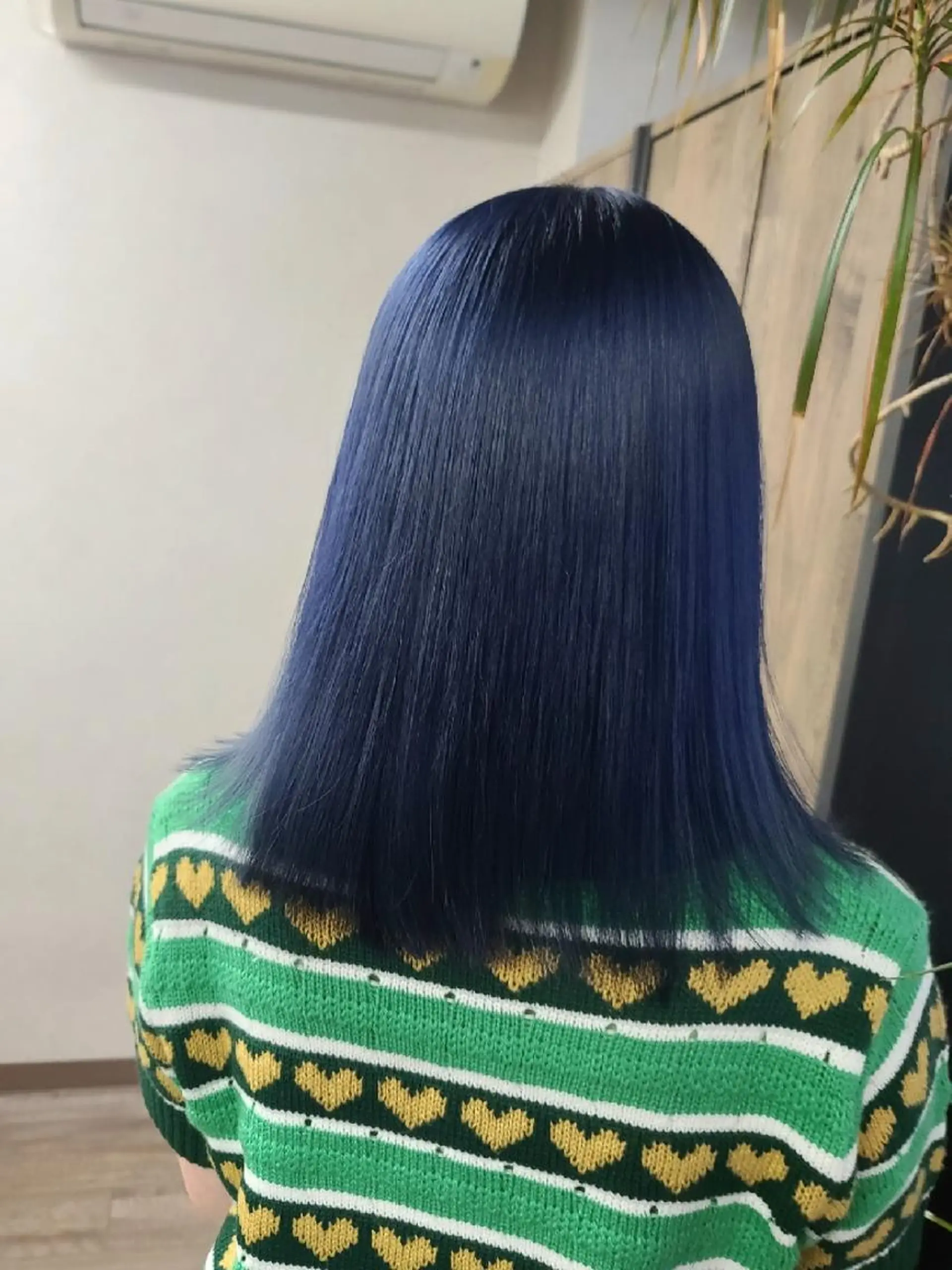 ミディアム カラー ブルーカラー ネイビーカラー ⭐️ボブ/ショート りゅうしんのヘアスタイル