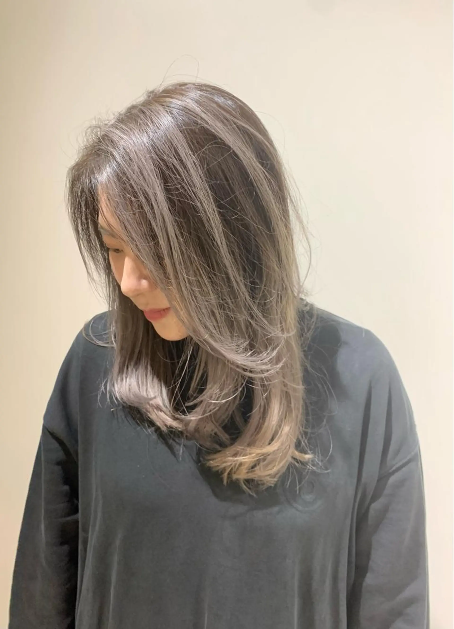 ロング カラー カット ヘアカラー トリートメント 園田 将士のヘアスタイル