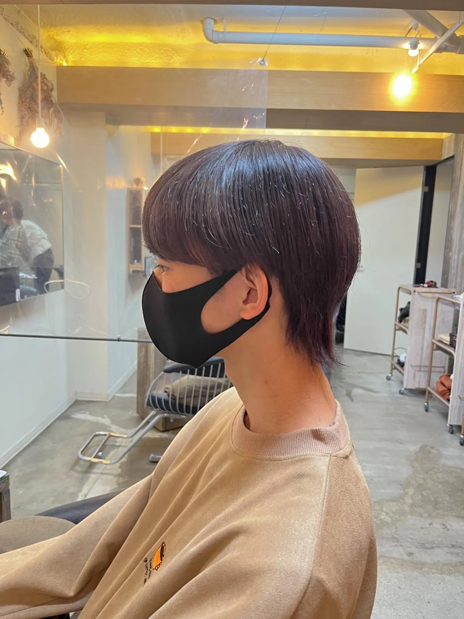 カラー メンズ 三品 早妃のヘアスタイル