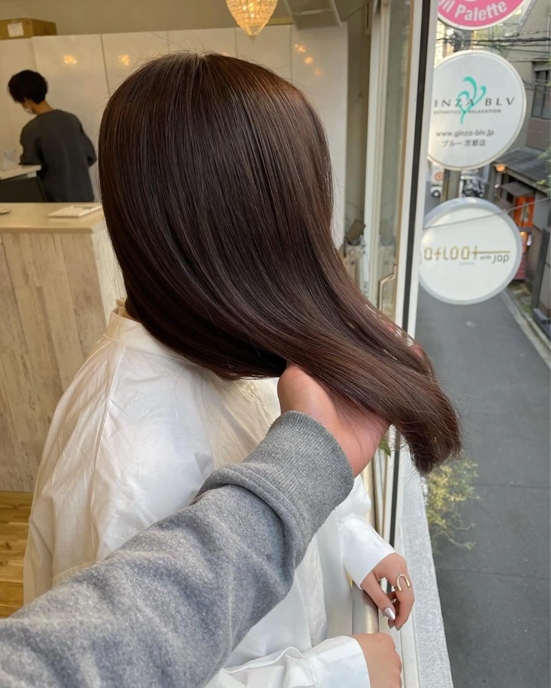 セミロング カラー カット ヘアカラー トリートメント Tao所属・藤川 大智のヘアスタイル